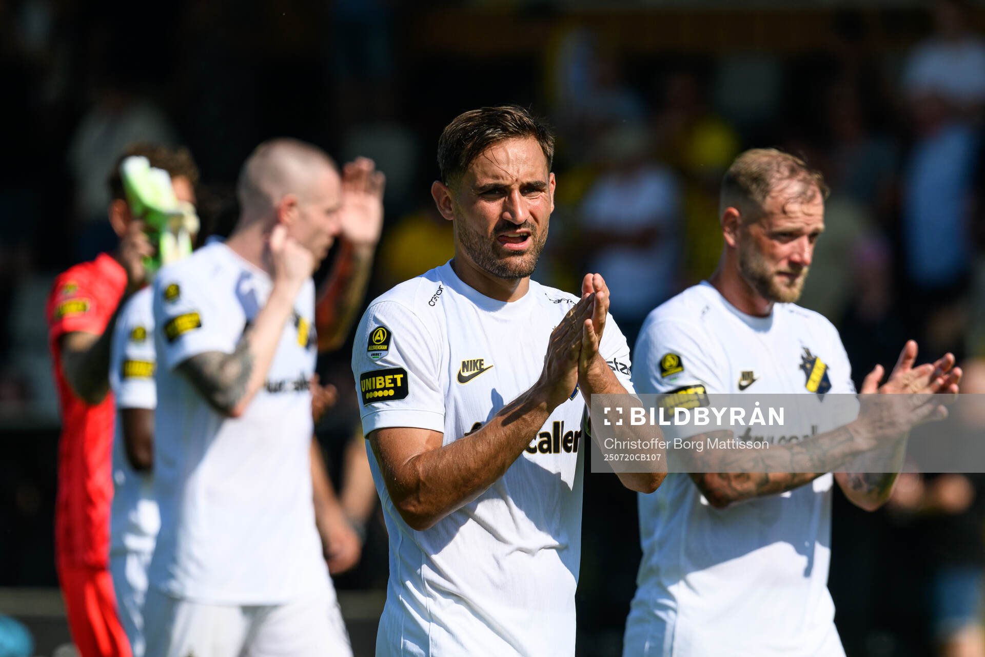 AIKs Sotirios Papagiannopoulos och John Guidetti deppar