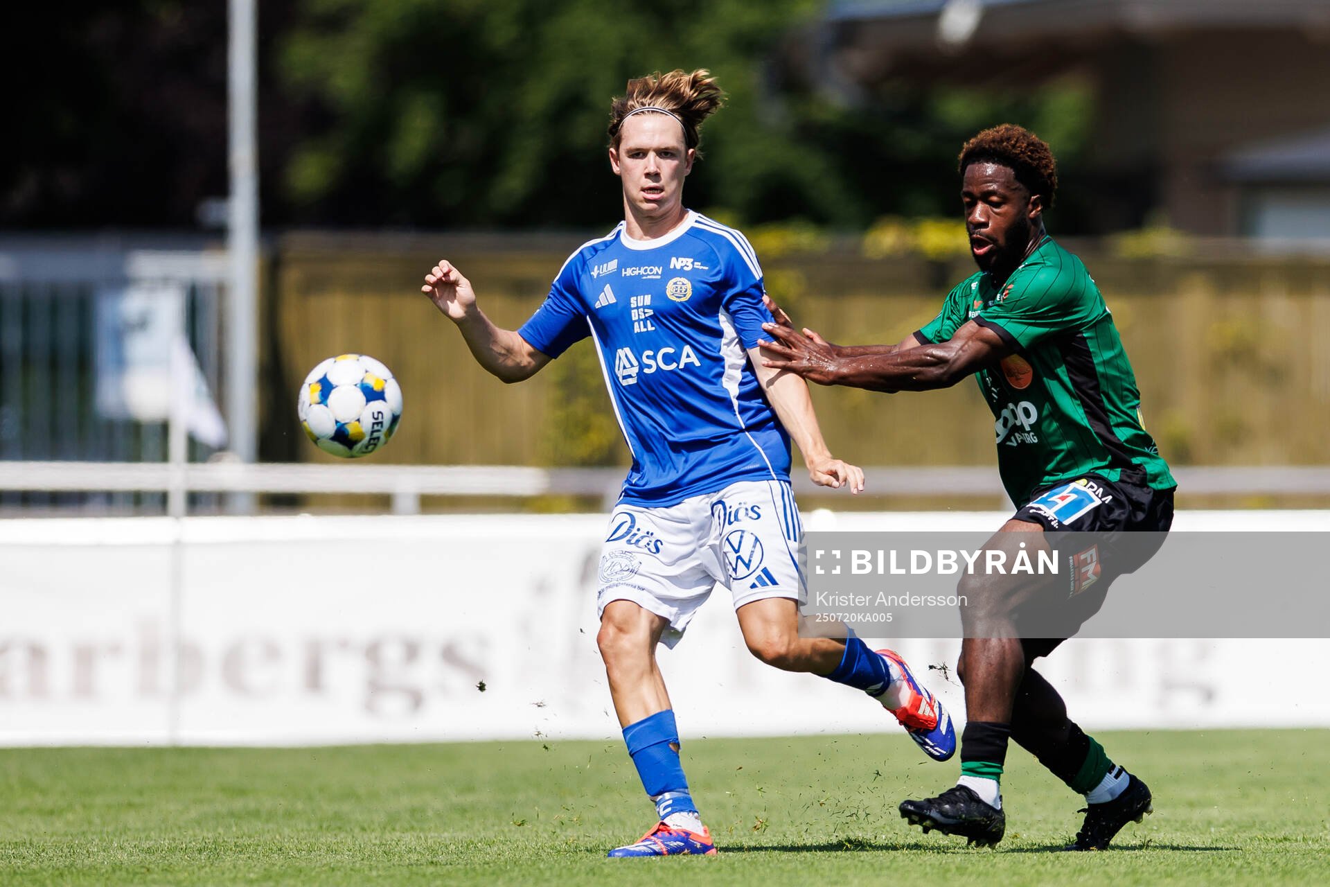 GIF Sundsvalls Ture Sandberg och Varbergs Kevin Appiah