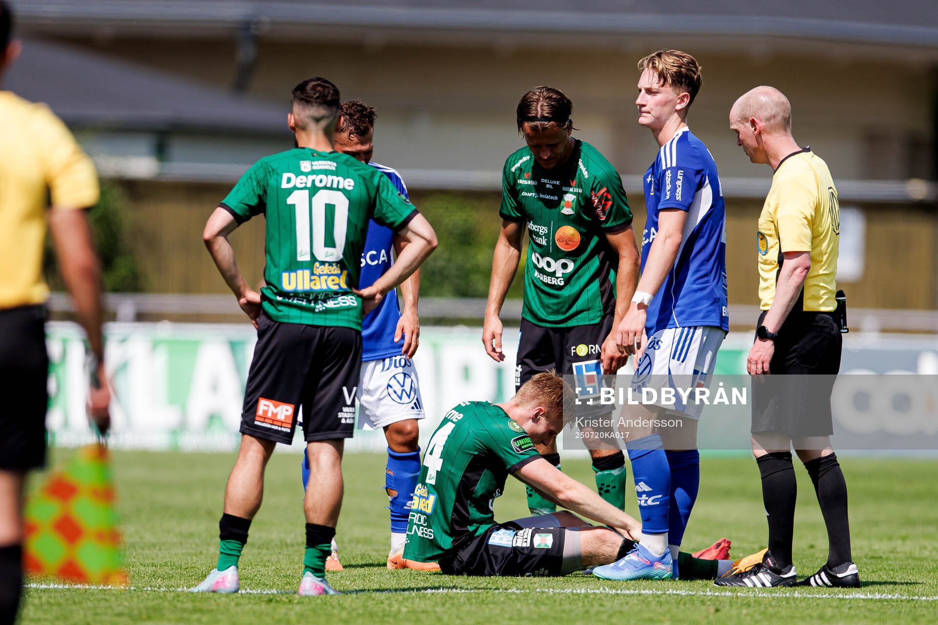 Varbergs Emil Hellman har ont
