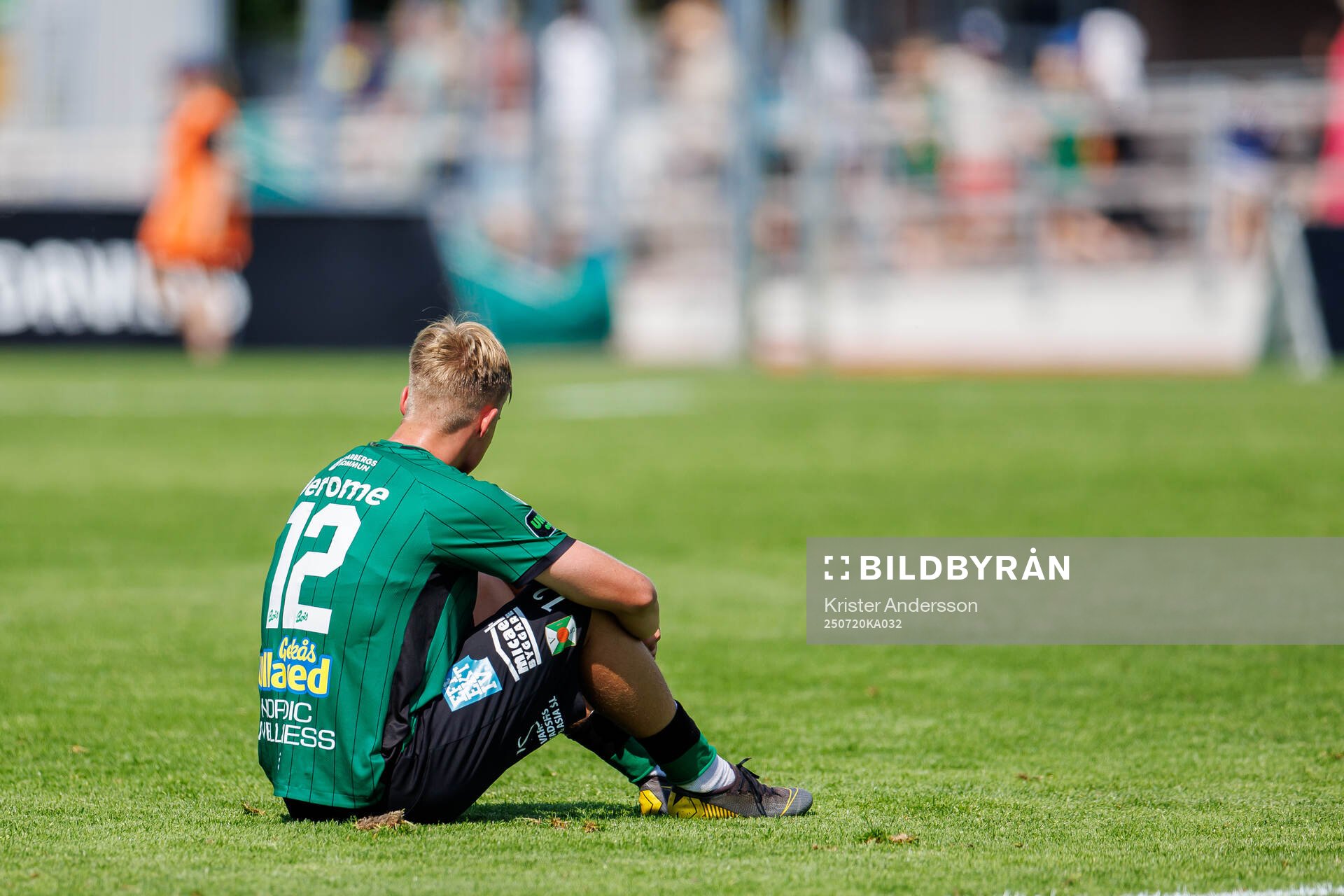 Varbergs Edvin Tellgren deppar