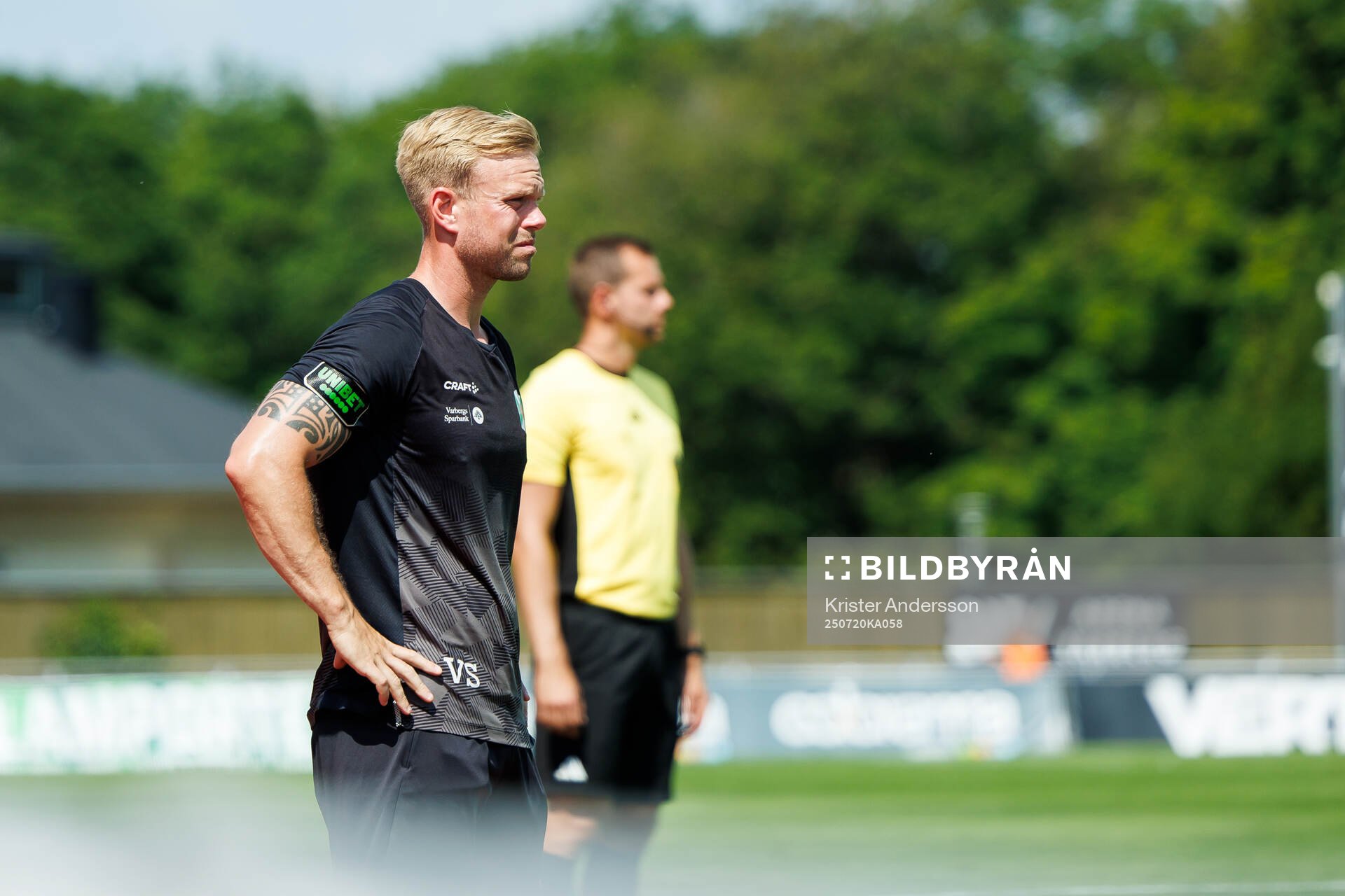Varbergs assisterande tränare Victor Salwén