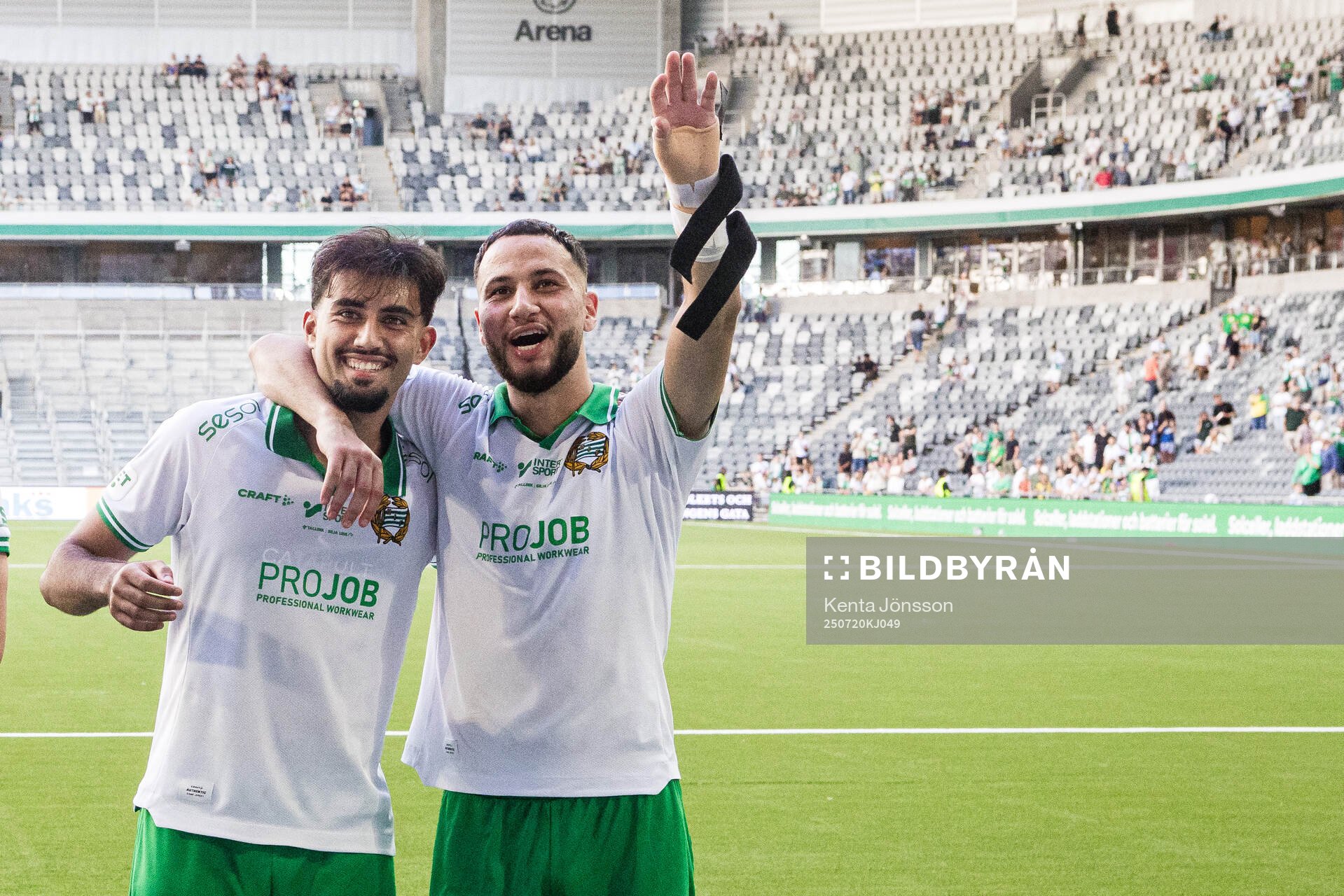 Hammarbys Montader Madjed och Abdelrahman Boudah Saidi