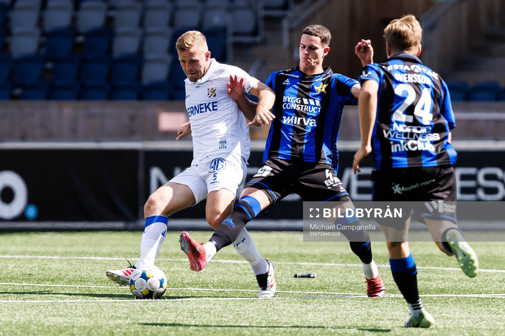 IFK Göteborgs Jonas Bager och Sirius Robbie Ure