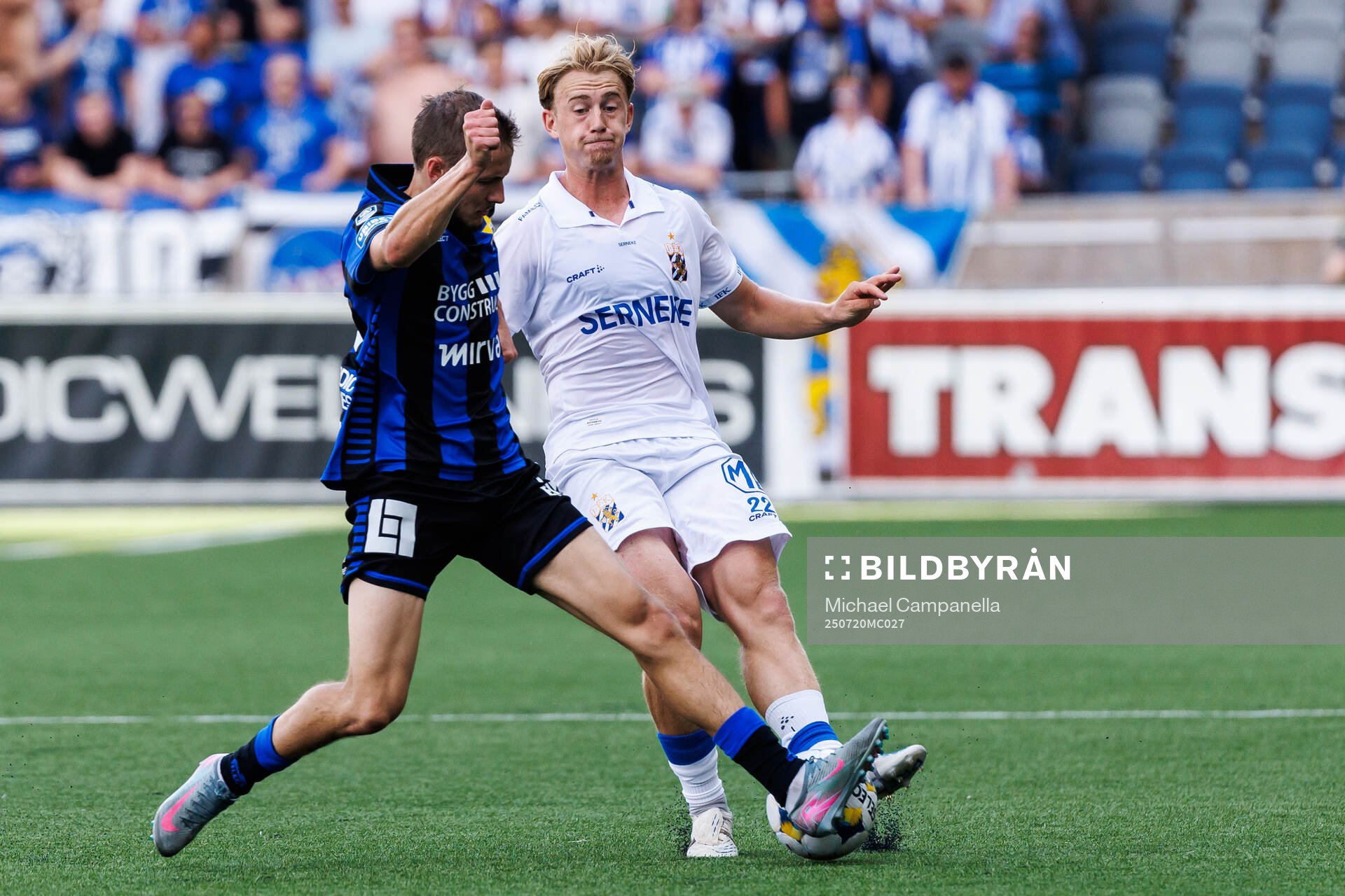 Sirius Melker Heier och IFK Göteborgs Noah Tolf