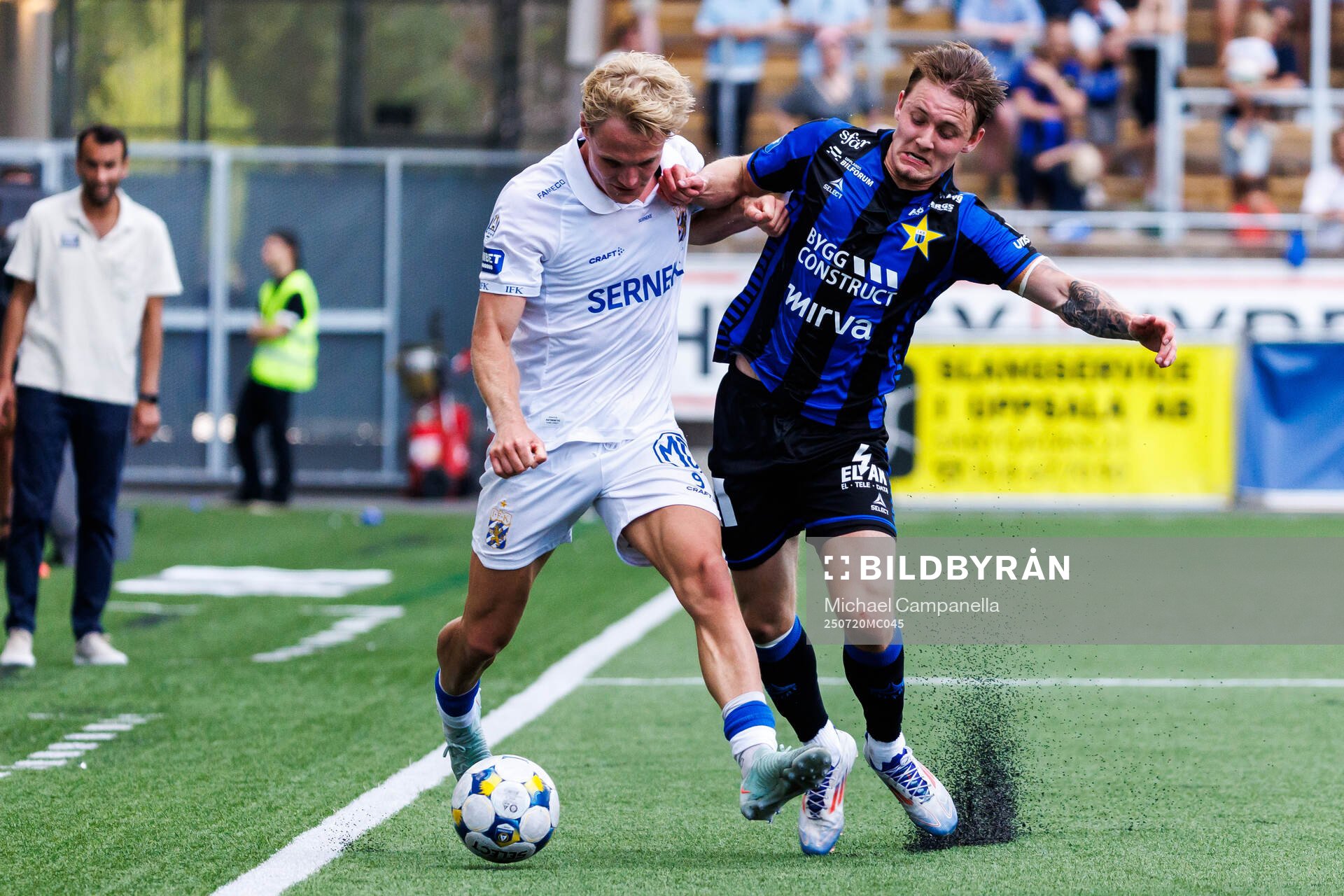 IFK Göteborgs Max Fenger och Sirius Noel Milleskog