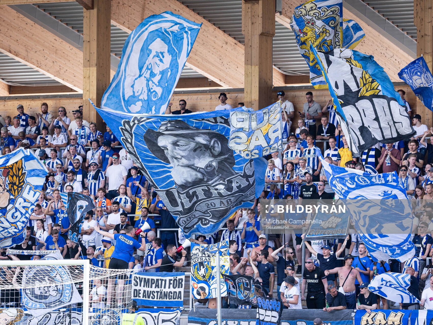 under fotbollsmatchen i Allsvenskan mellan Sirius och IFK