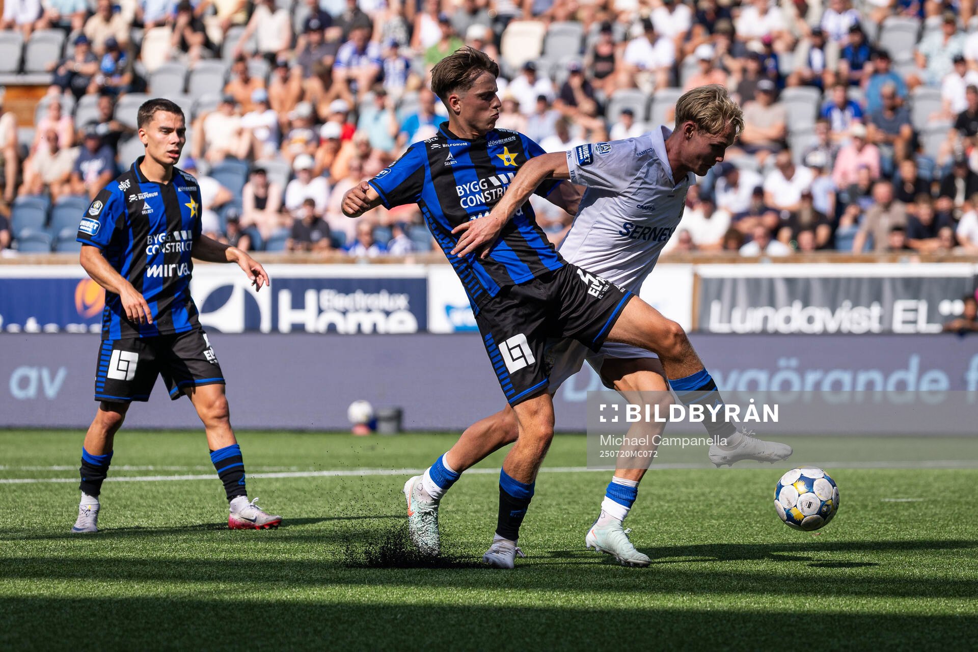 Sirius Adam Vikman och IFK Göteborgs Max Fenger