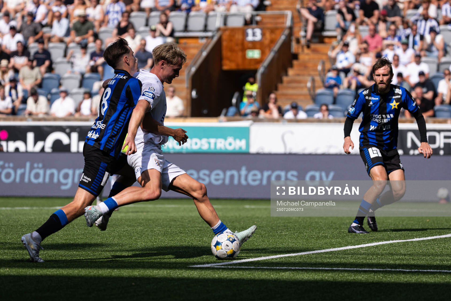 Sirius Adam Vikman och IFK Göteborgs Max Fenger