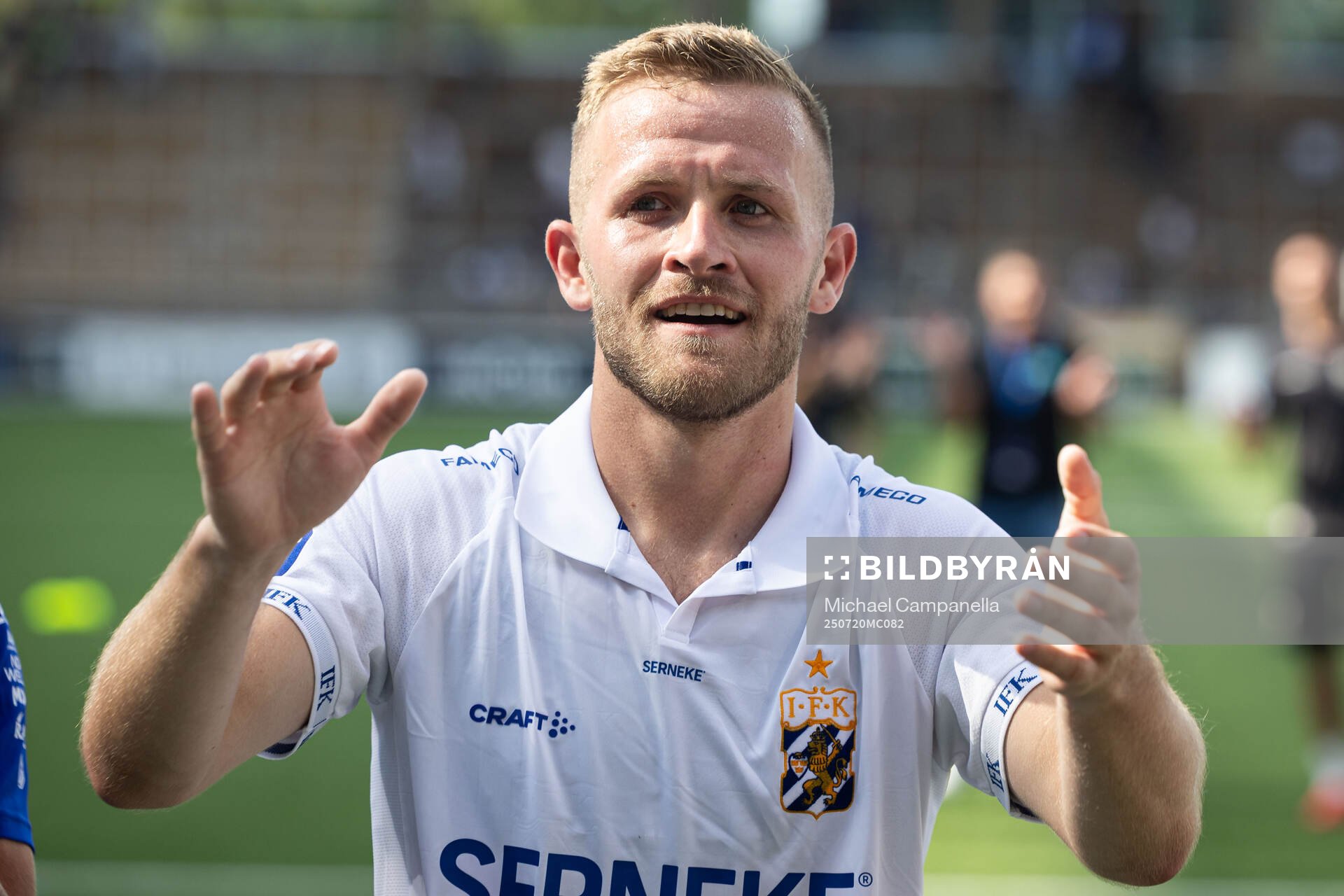 IFK Göteborgs Jonas Bager  jublar