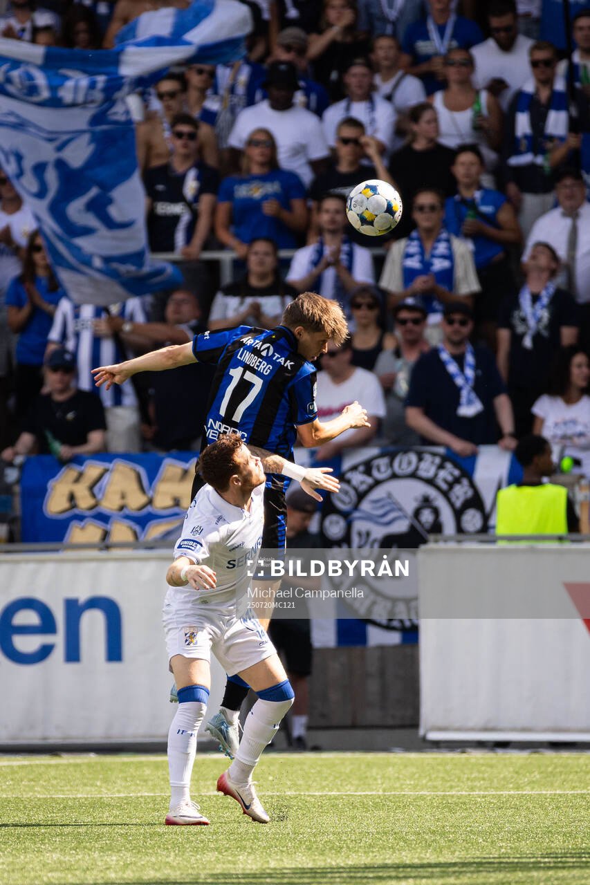 Sirius Marcus Lindberg och IFK Göteborgs Tobias Heintz