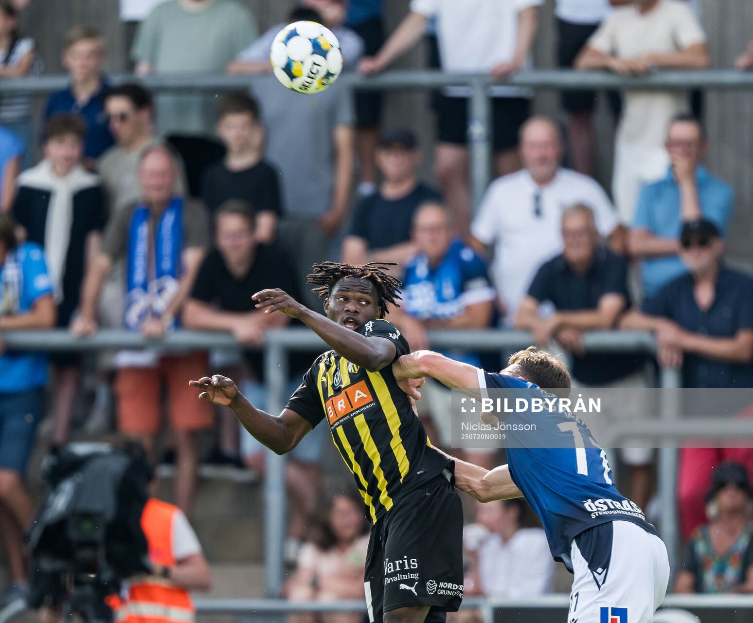 Häckens Severin Nioule och Halmstads Villiam Granath