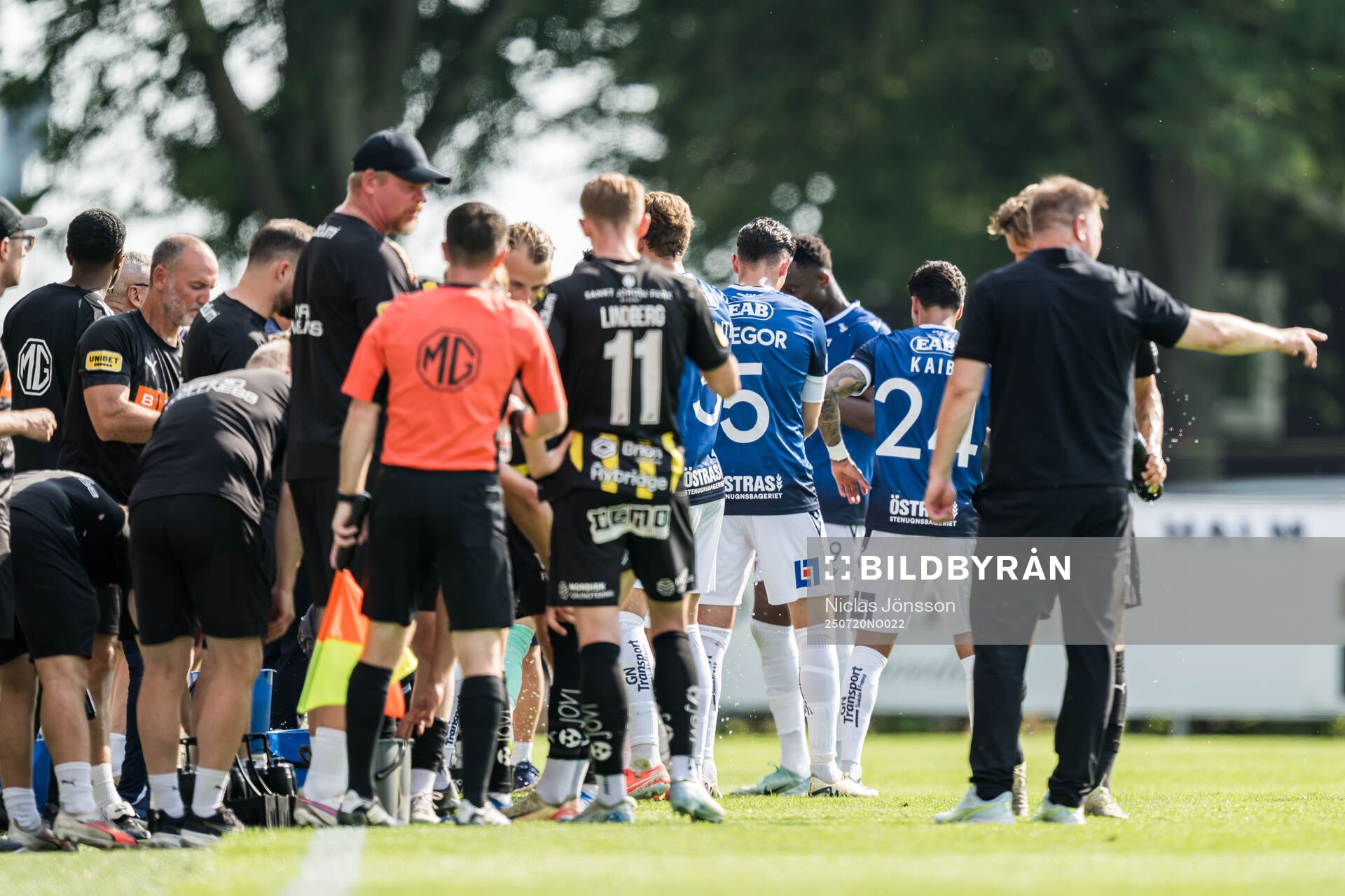 Vattenpaus på grund av värmen
