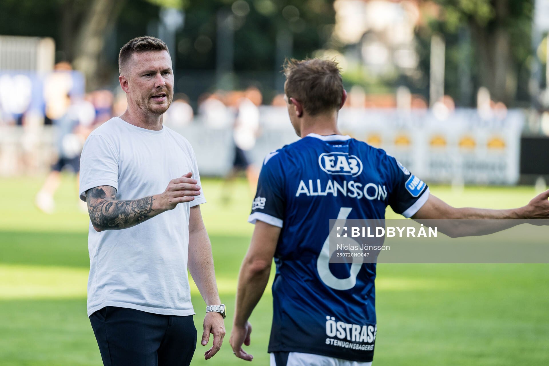 Halmstads tränare Johan Lindholm