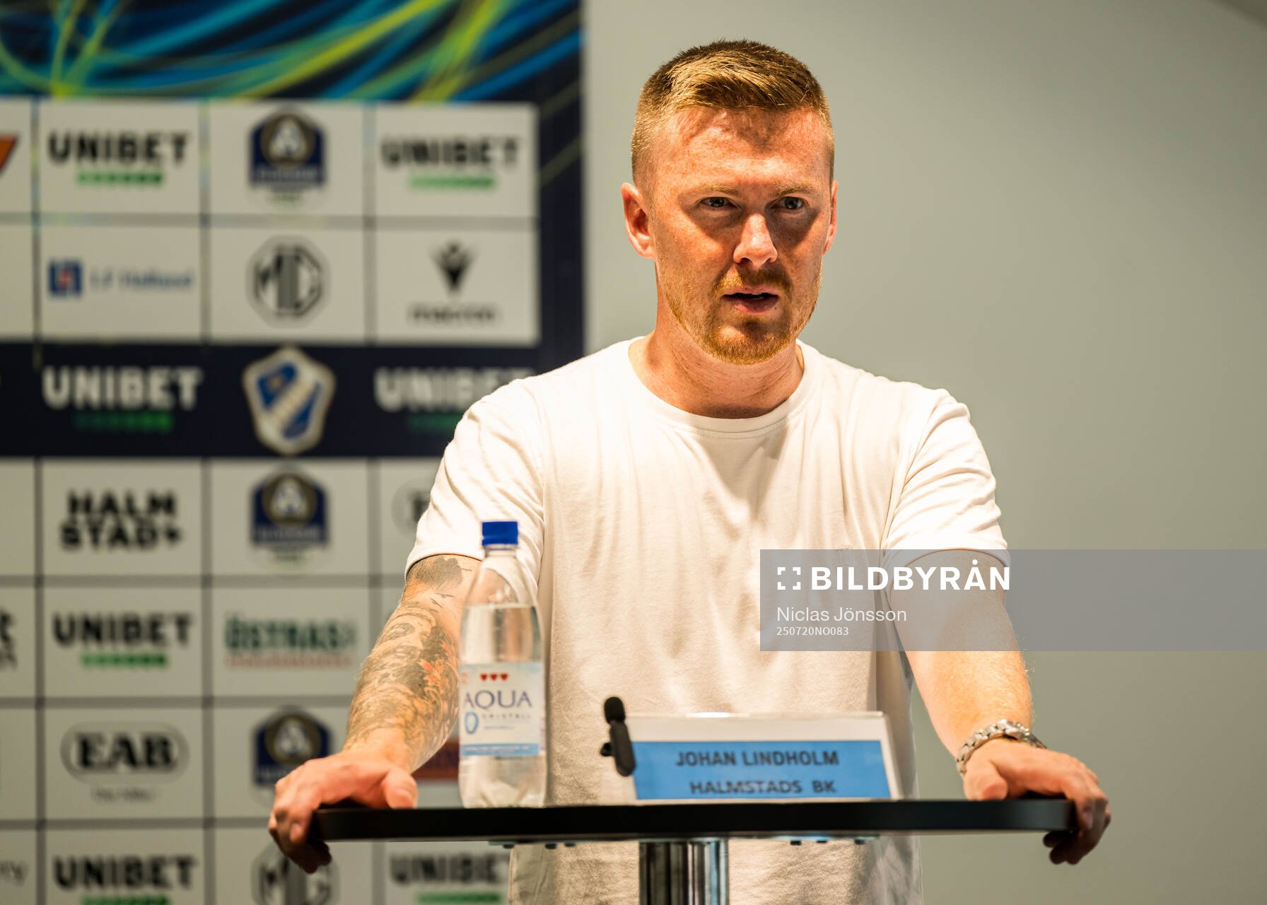 Halmstads tränare Johan Lindholm