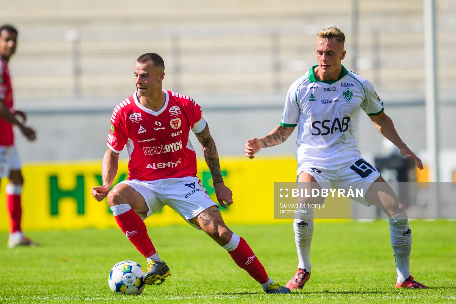 Kalmars Rasmus Sjöstedt och Brages Lorik Konjuhi