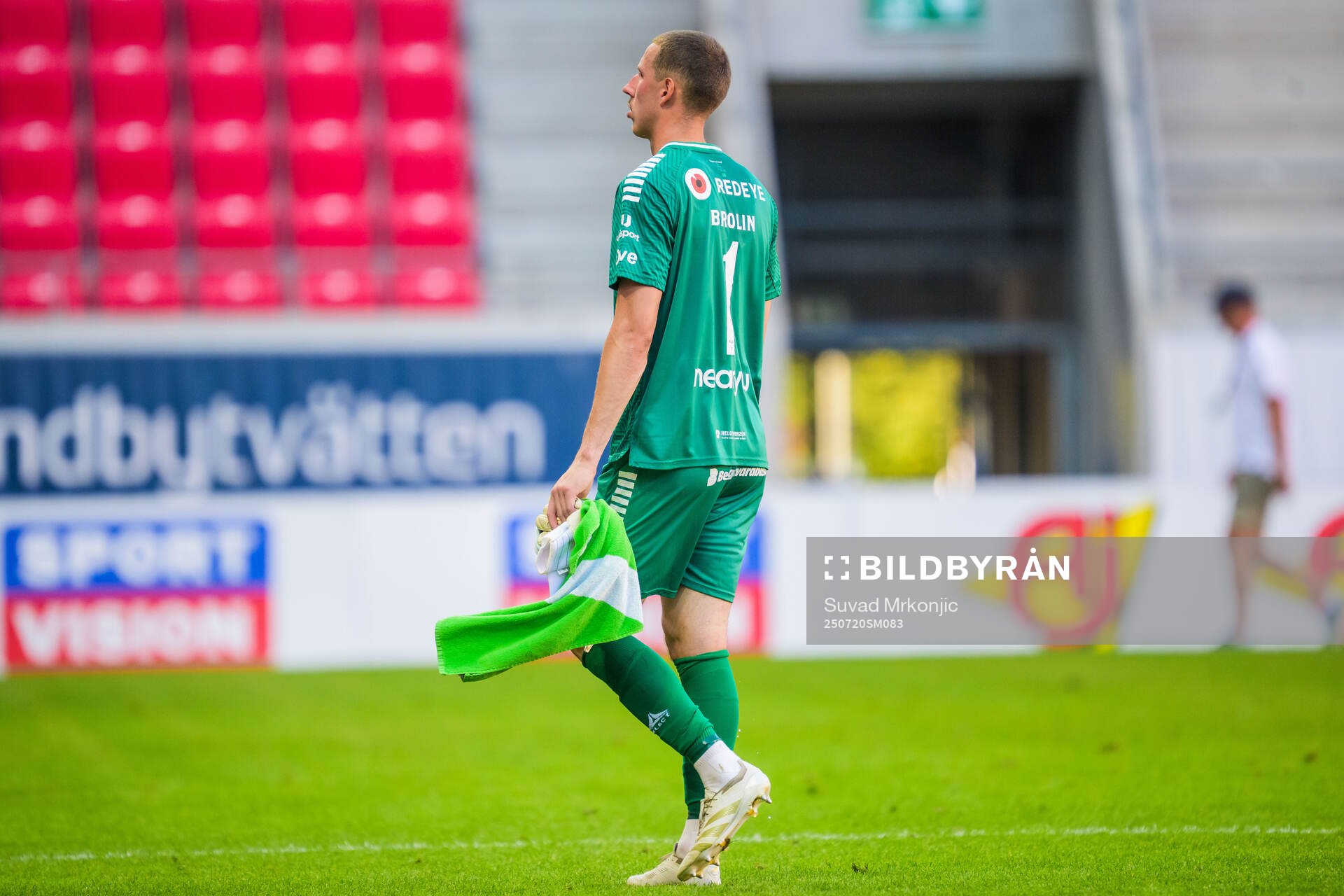 Kalmars målvakt Samuel Brolin deppar