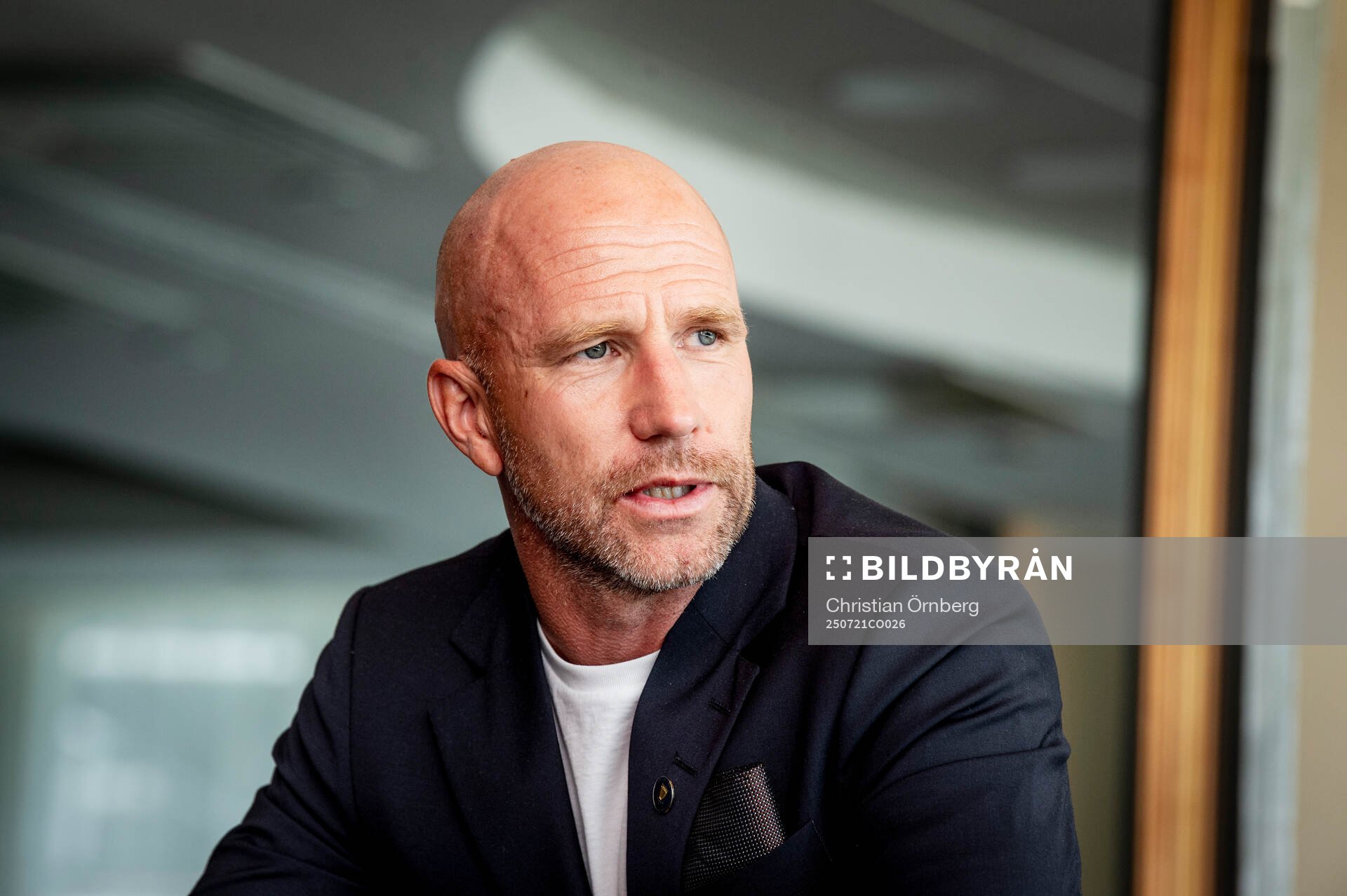 Head coach Henrik Rydström gave an interview upon arriving