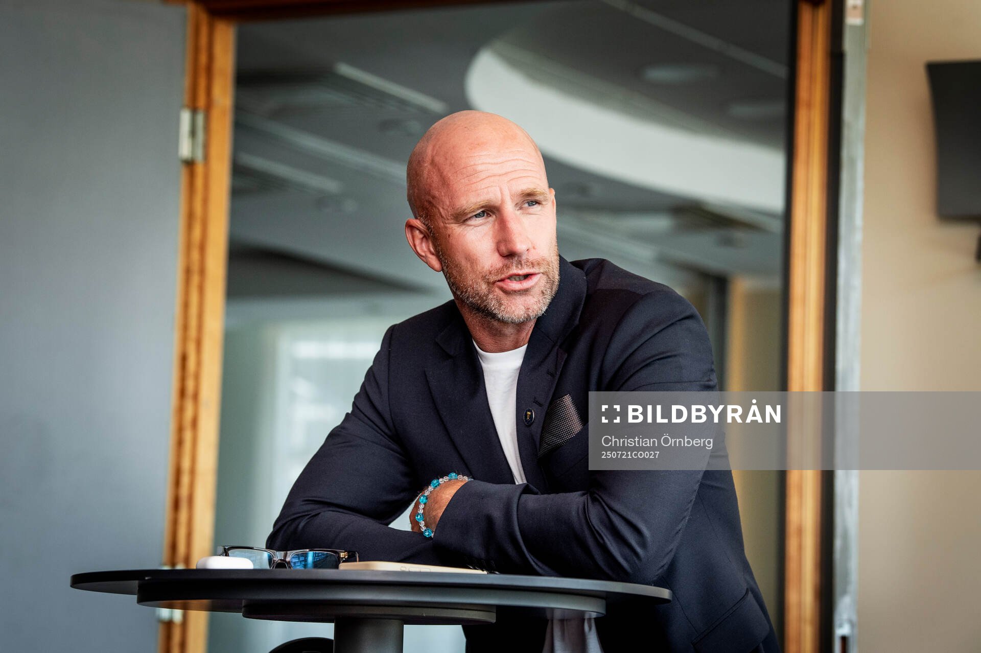 Head coach Henrik Rydström gave an interview upon arriving