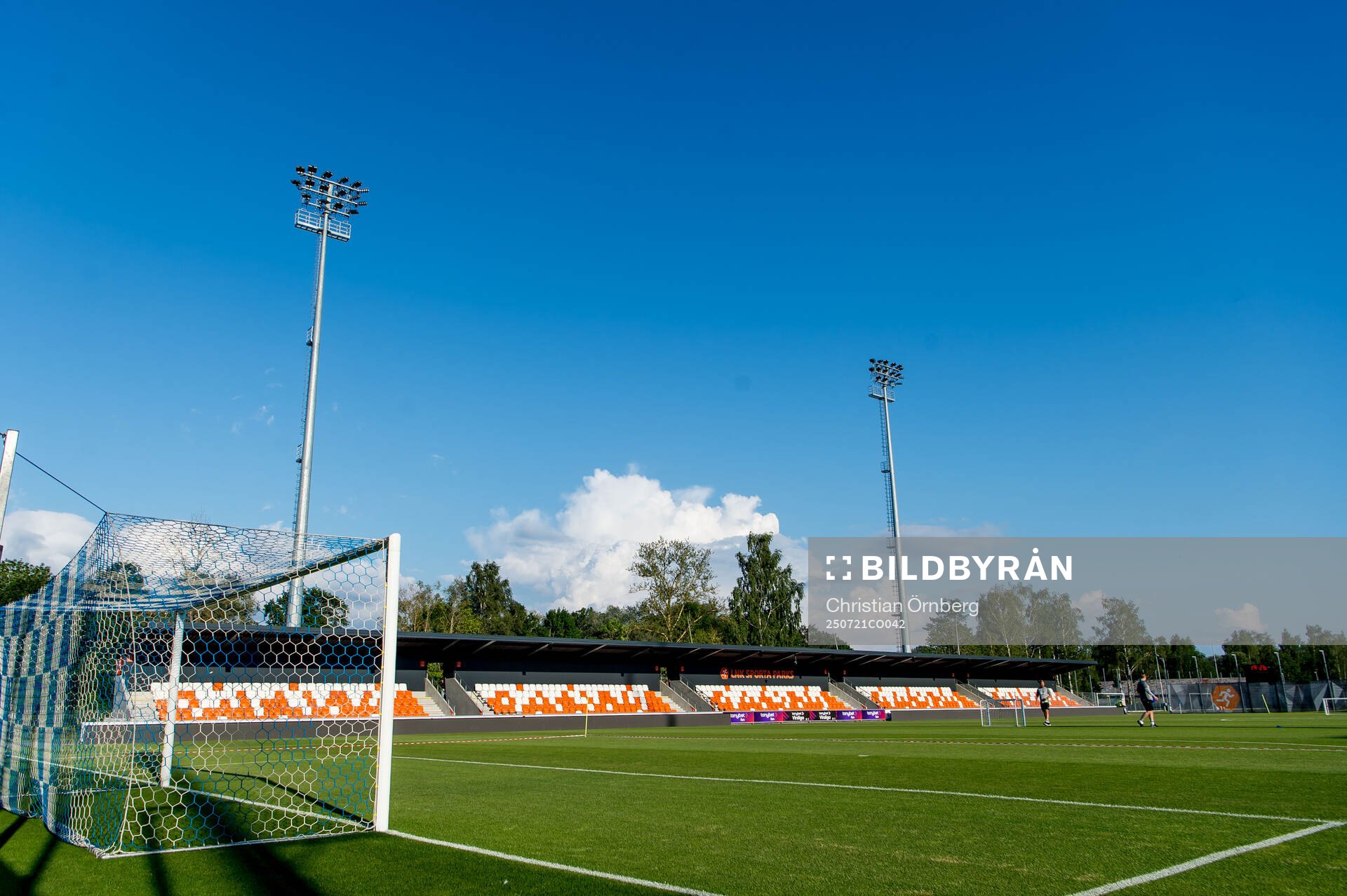 LNK Sporta Parks a head of a UEFA Champions League training