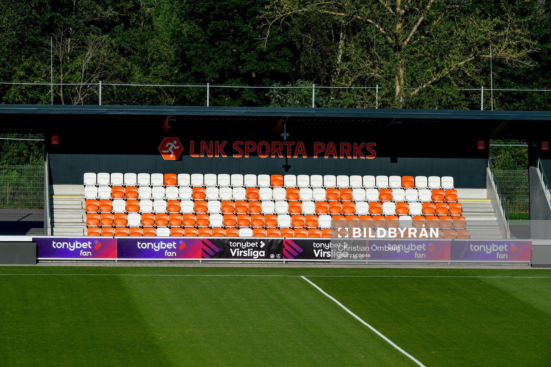 LNK Sporta Parks a head of a UEFA Champions League training