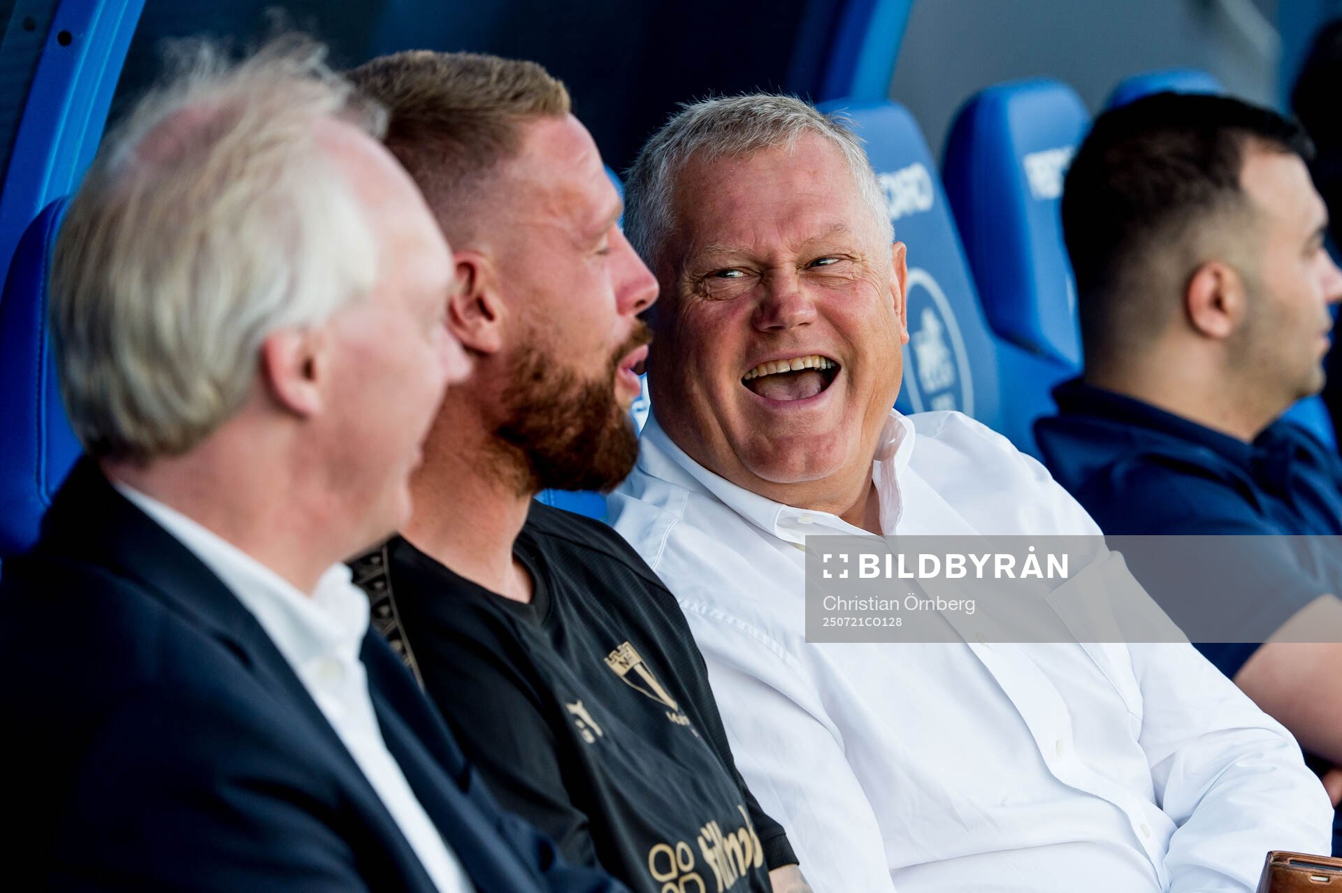 Pontus Jansson and chairman Anders Pålsson