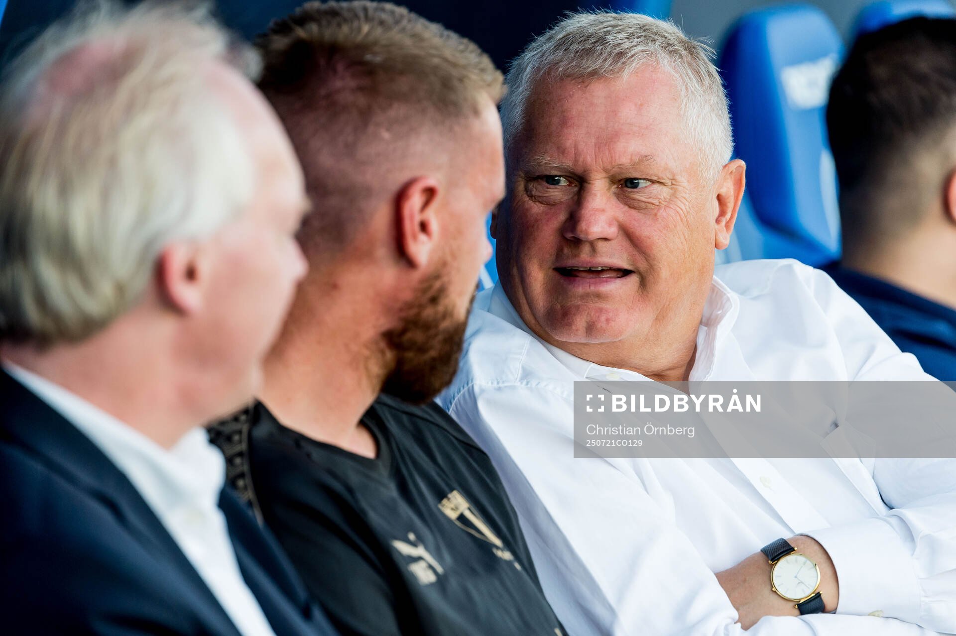 Pontus Jansson and chairman Anders Pålsson