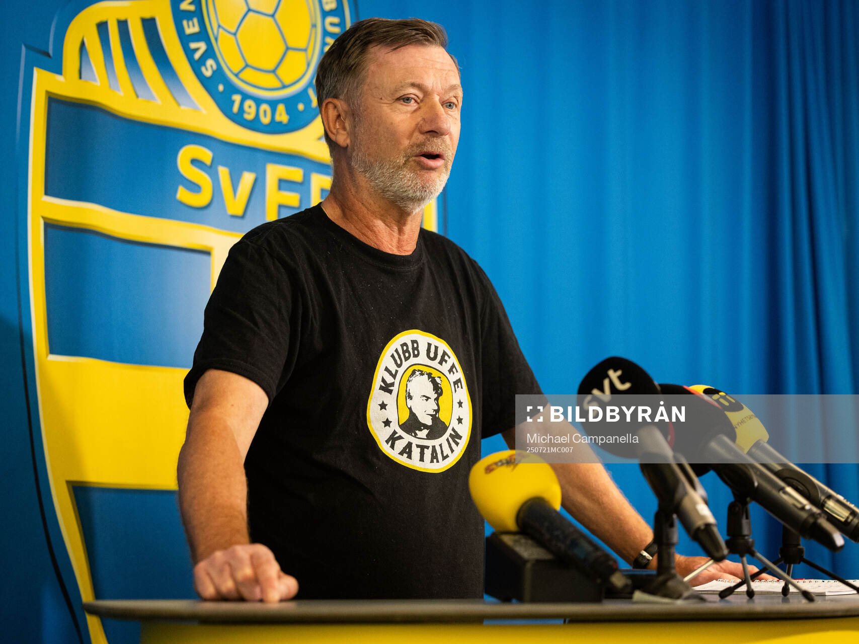 Head coach Peter Gerhardsson of the Swedish women's