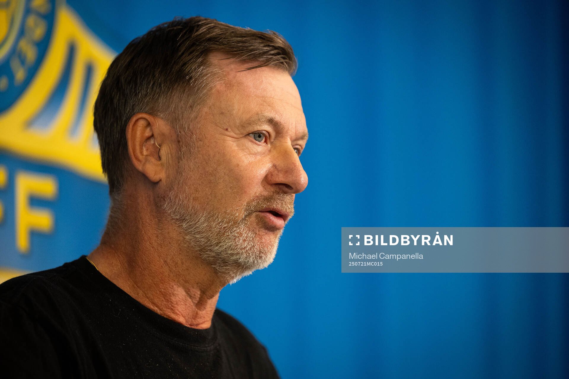 Head coach Peter Gerhardsson of the Swedish women's