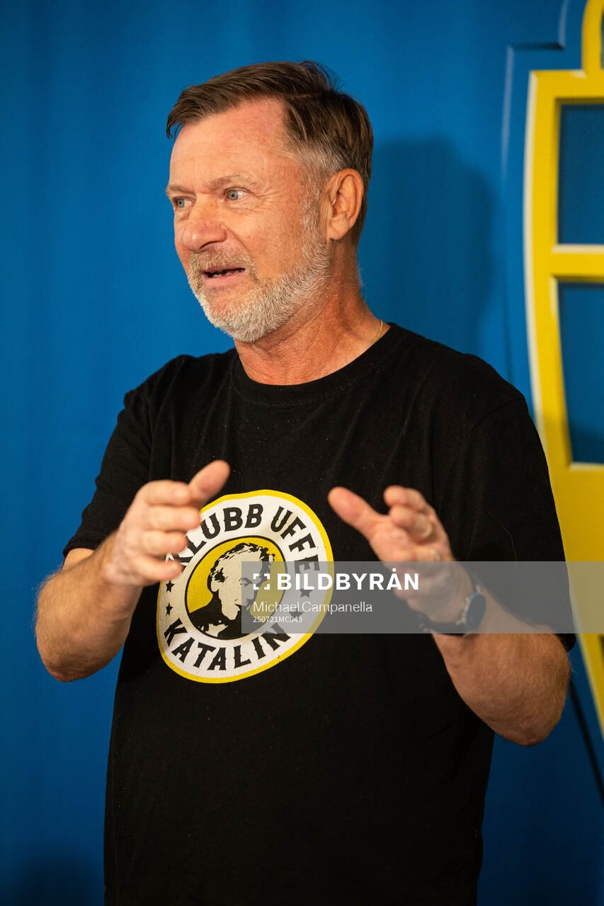 Head coach Peter Gerhardsson of the Swedish women's