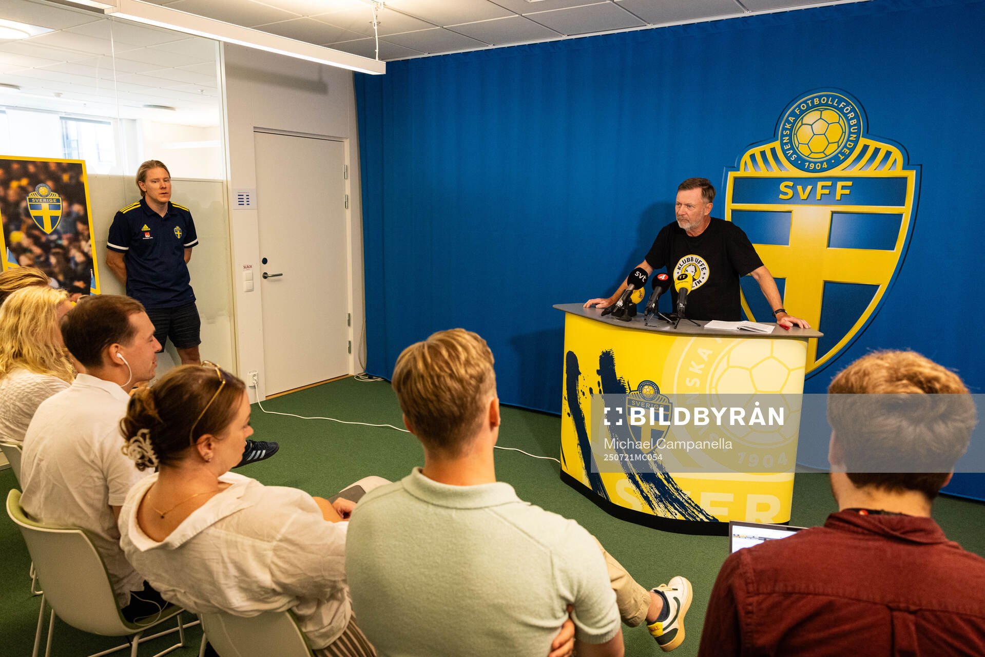 Head coach Peter Gerhardsson of the Swedish women's