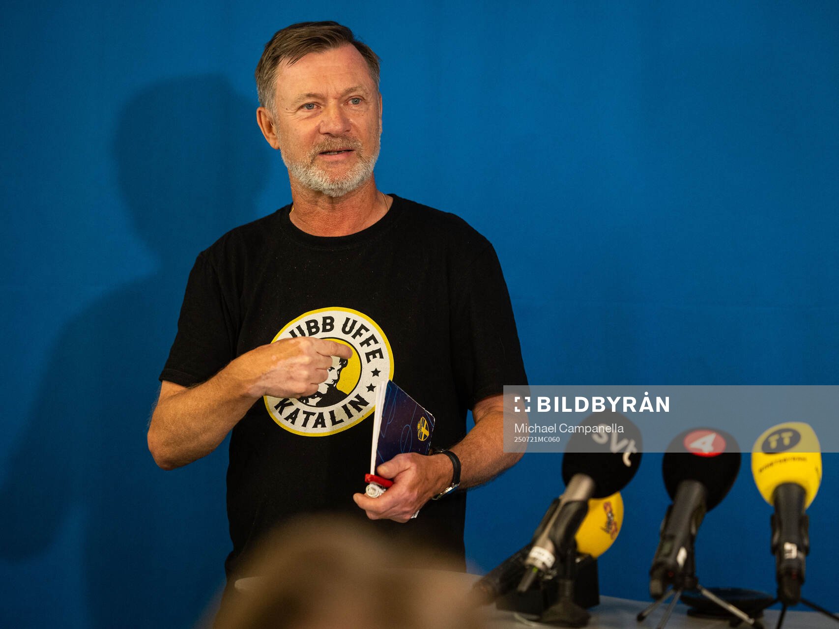 Head coach Peter Gerhardsson of the Swedish women's