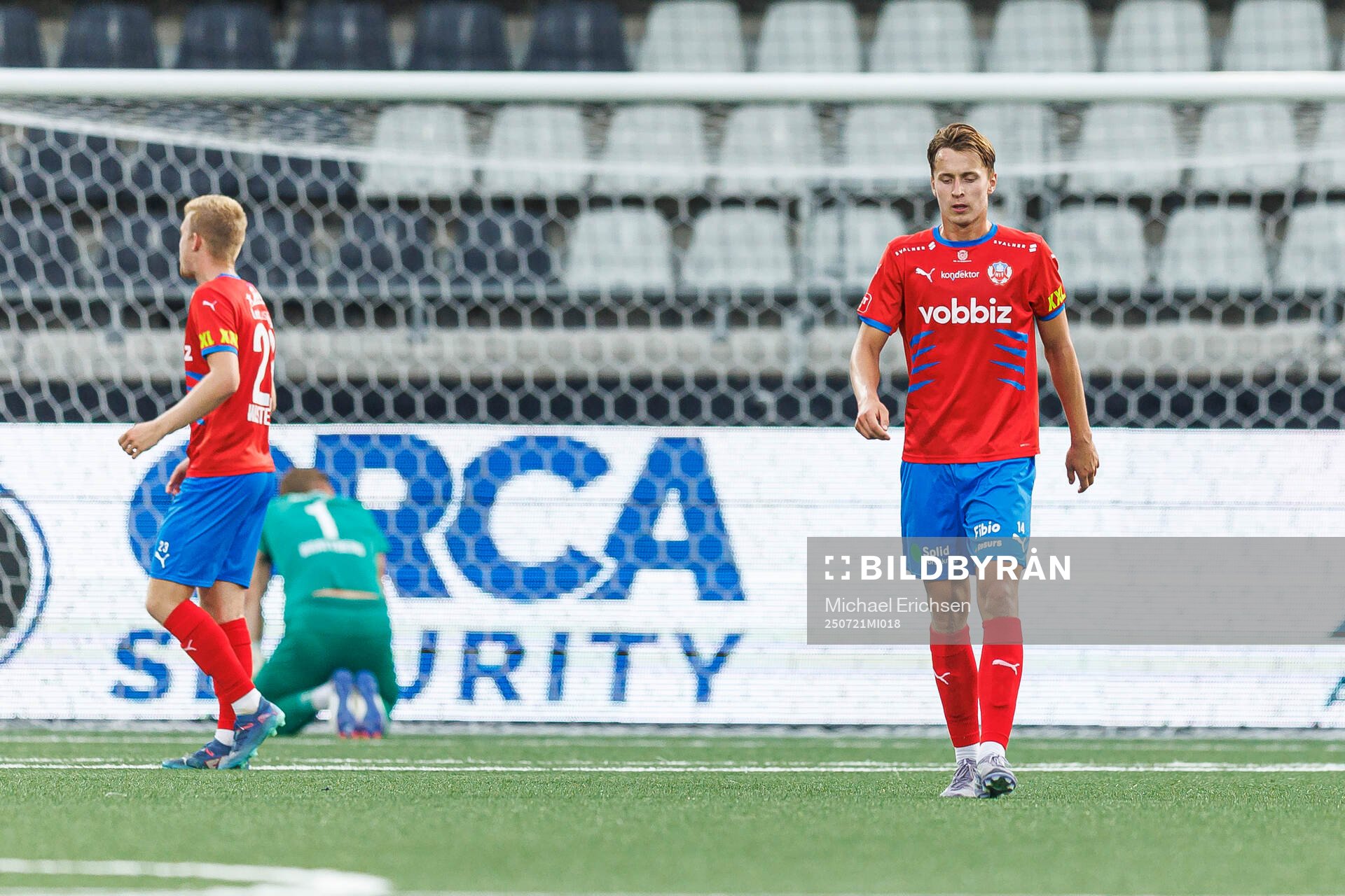 Helsingborgs Lukas Kjellnäs deppar