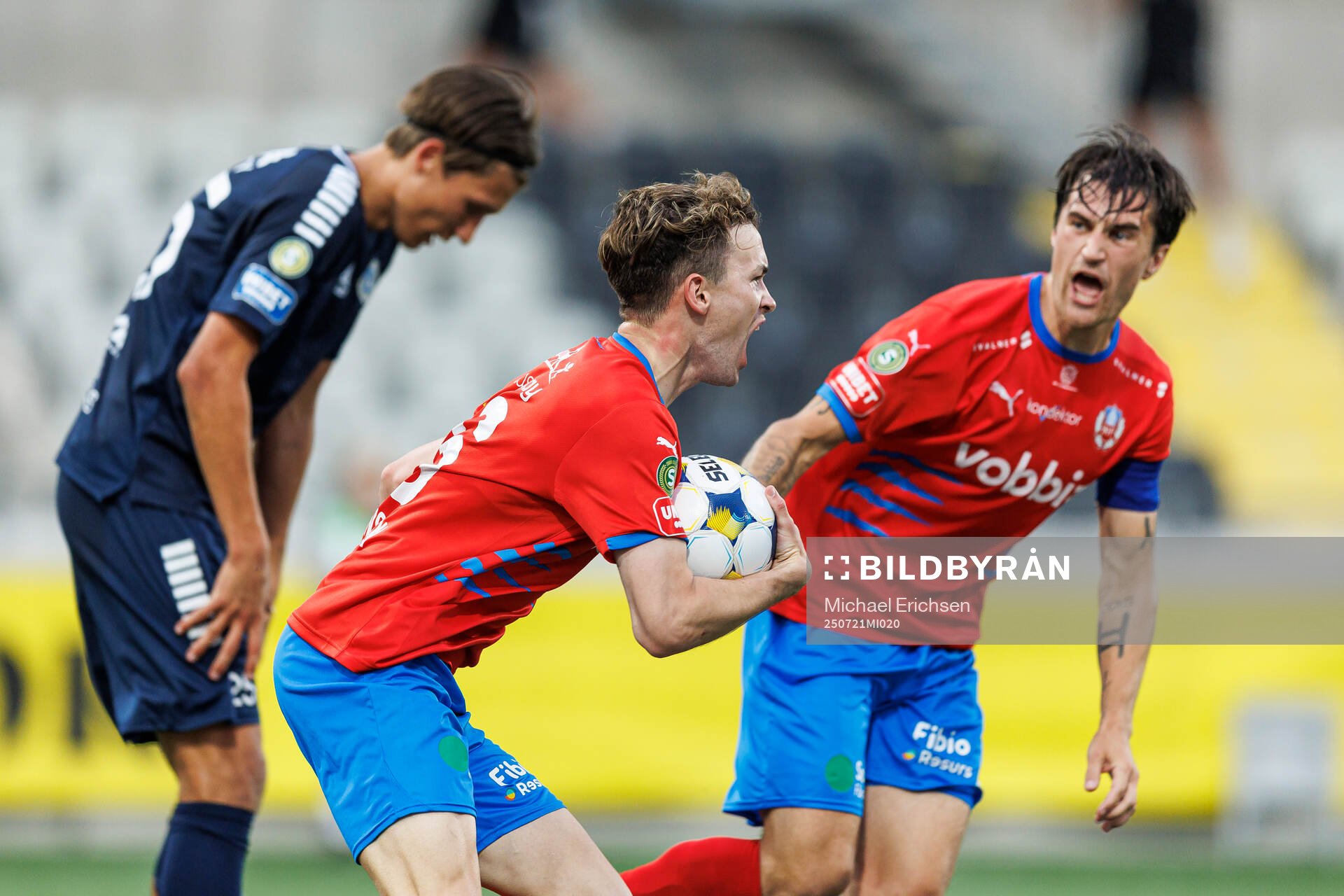 Helsingborgs Alexander Johansson jublar