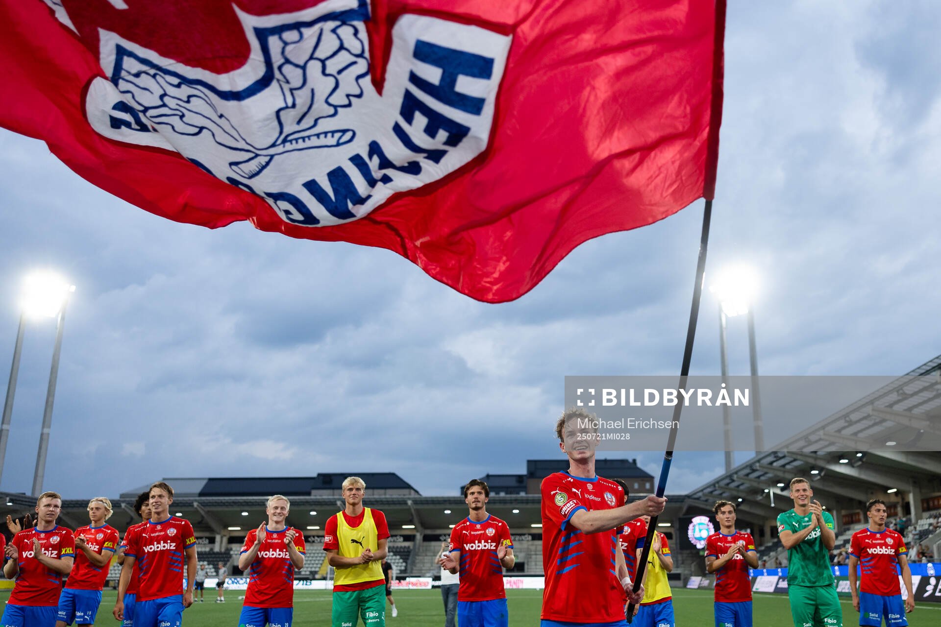 Helsingborgs Alexander Johansson jublar