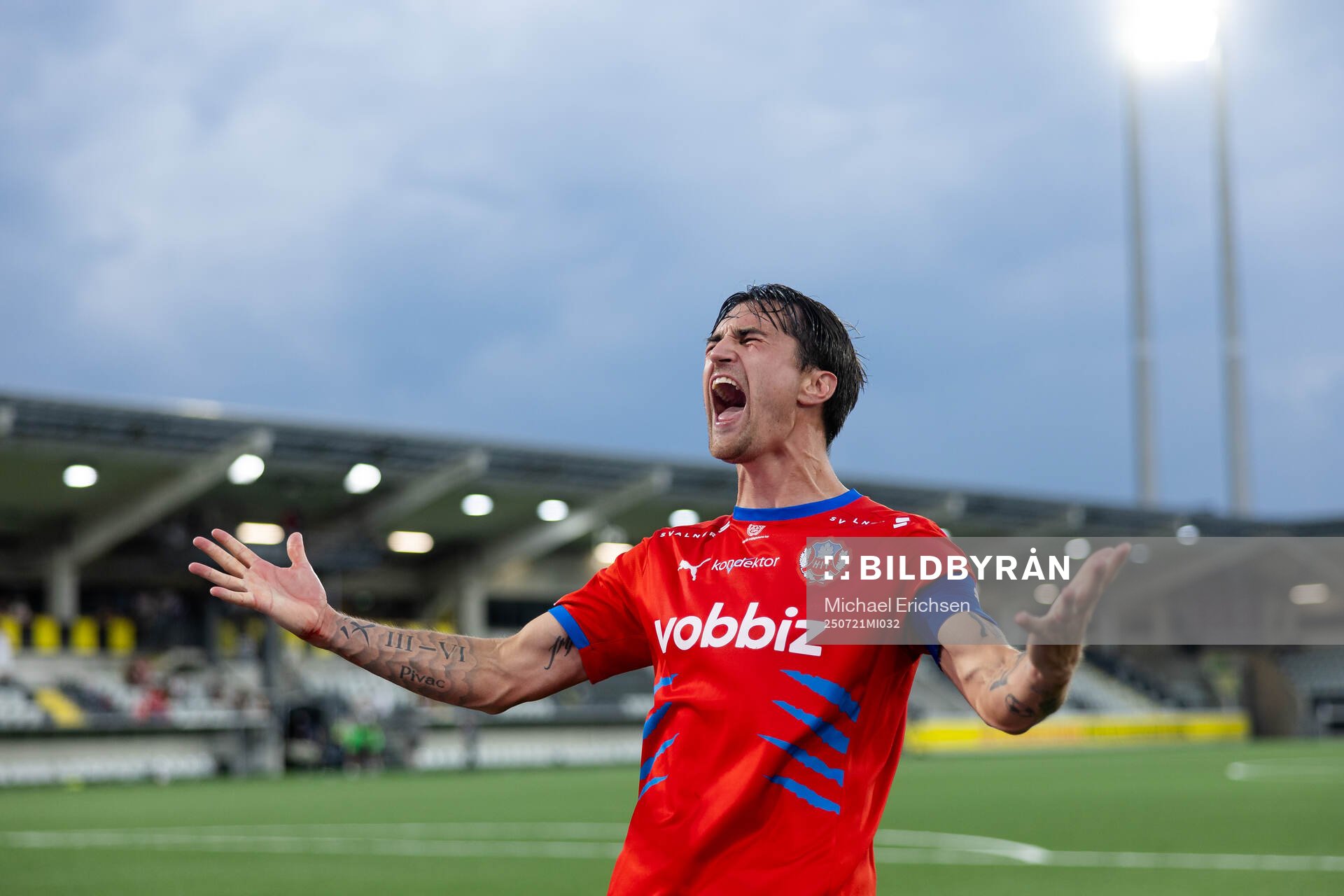 Helsingborgs Jon Birkfeldt jublar