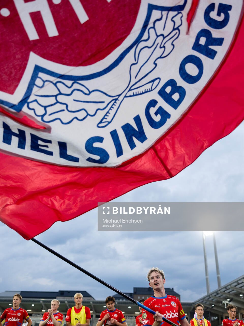 Helsingborgs Alexander Johansson jublar