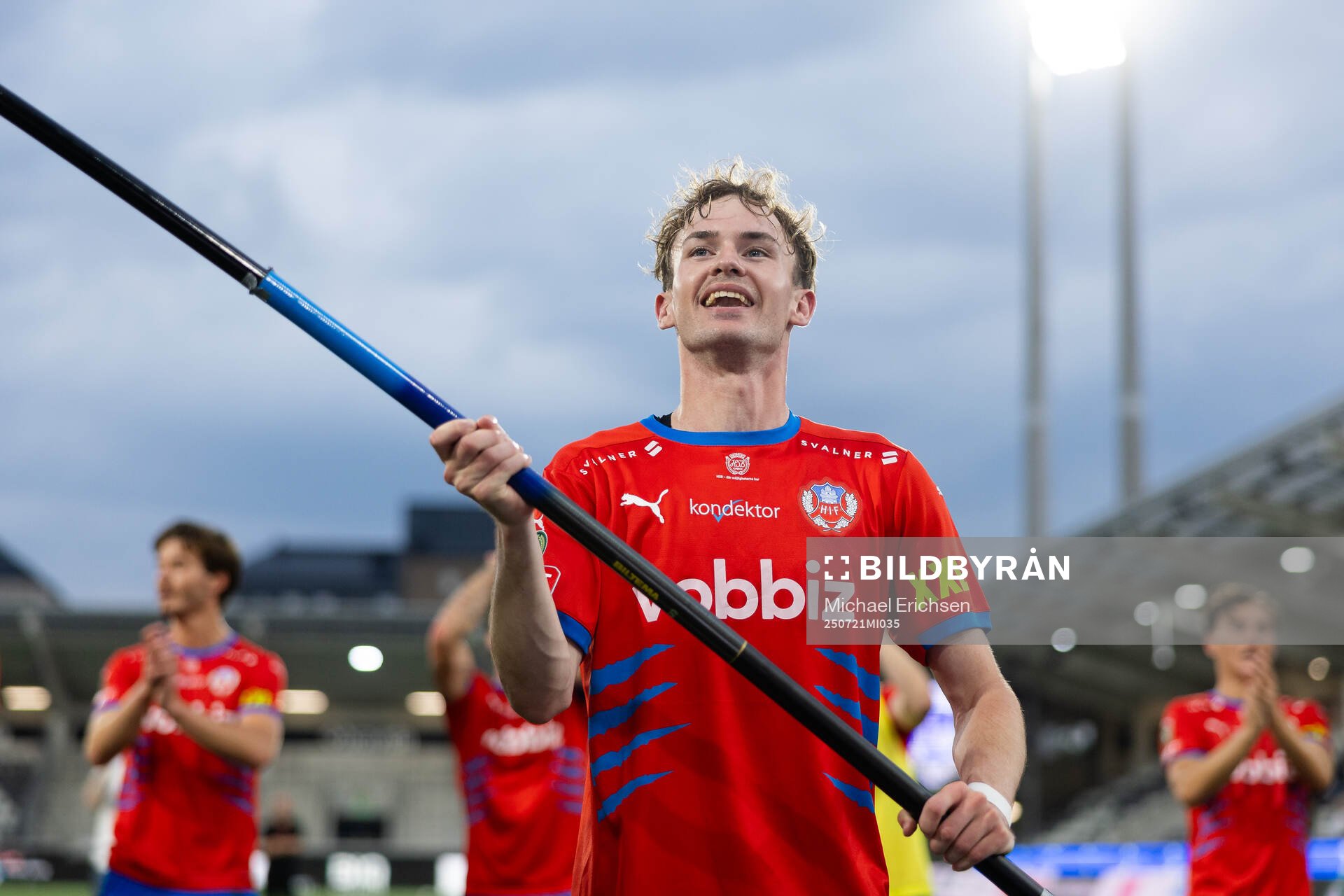 Helsingborgs Alexander Johansson jublar