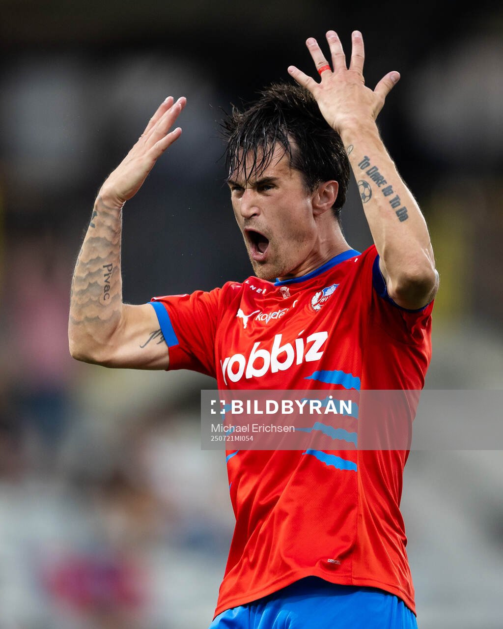 Helsingborgs Jon Birkfeldt jublar