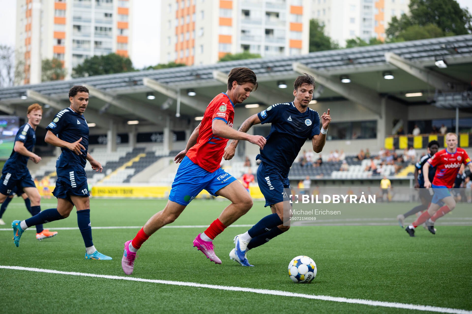 Helsingborgs Wilhelm Loeper och Utsiktens Kevin Rodeblad