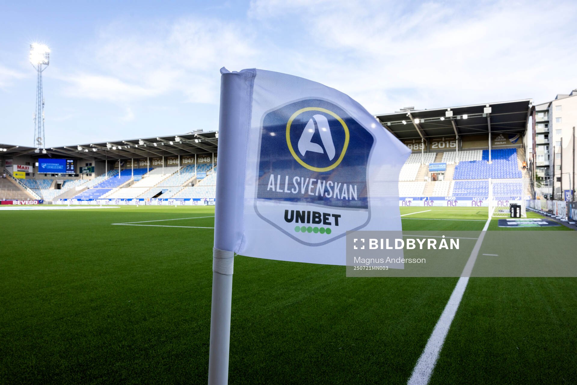 En hörnflagga på Platinumcars Arena