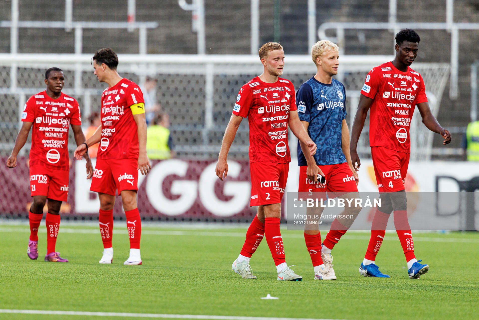 Värnamos spelare deppar