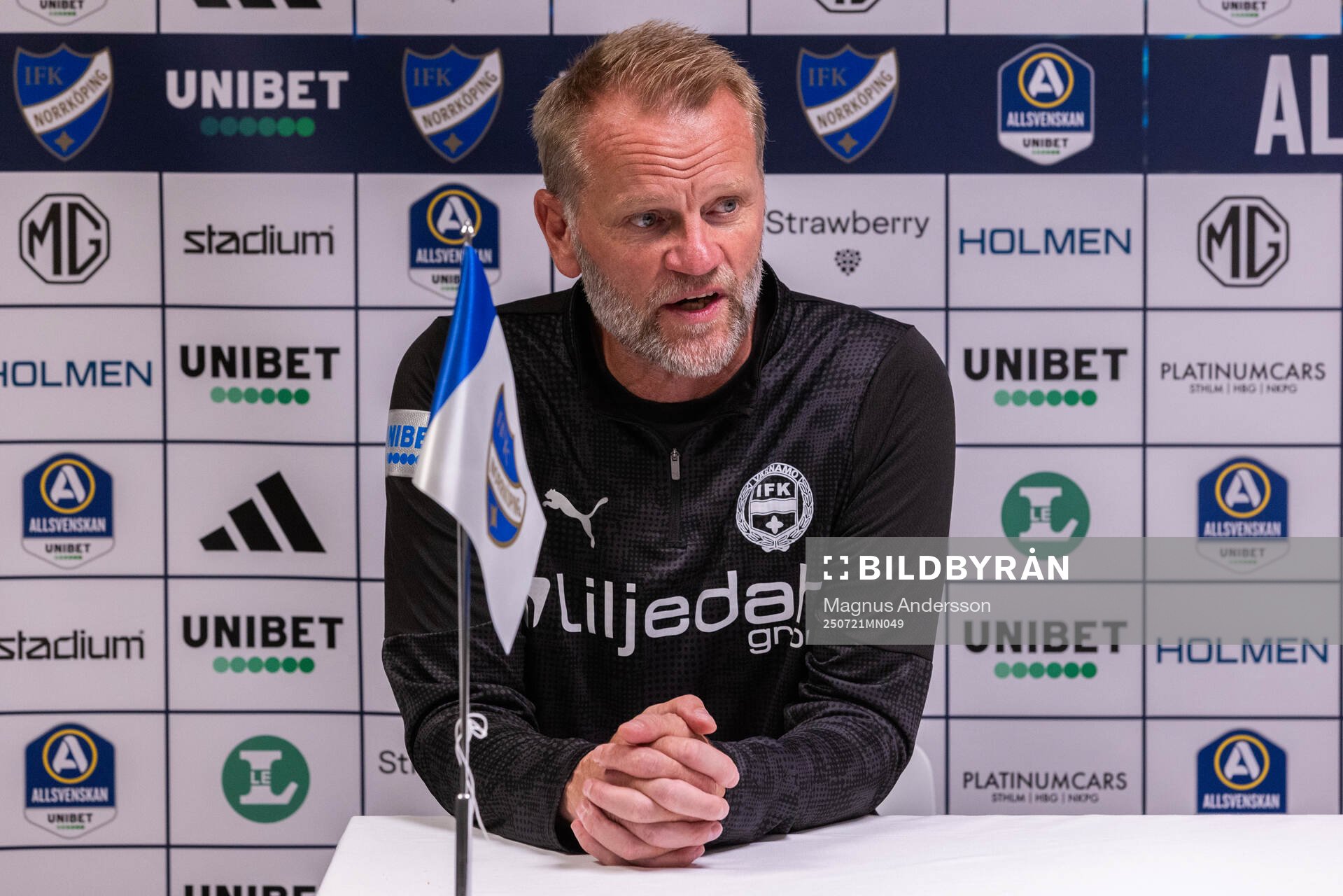 Värnamos tränare Arne Sandstø