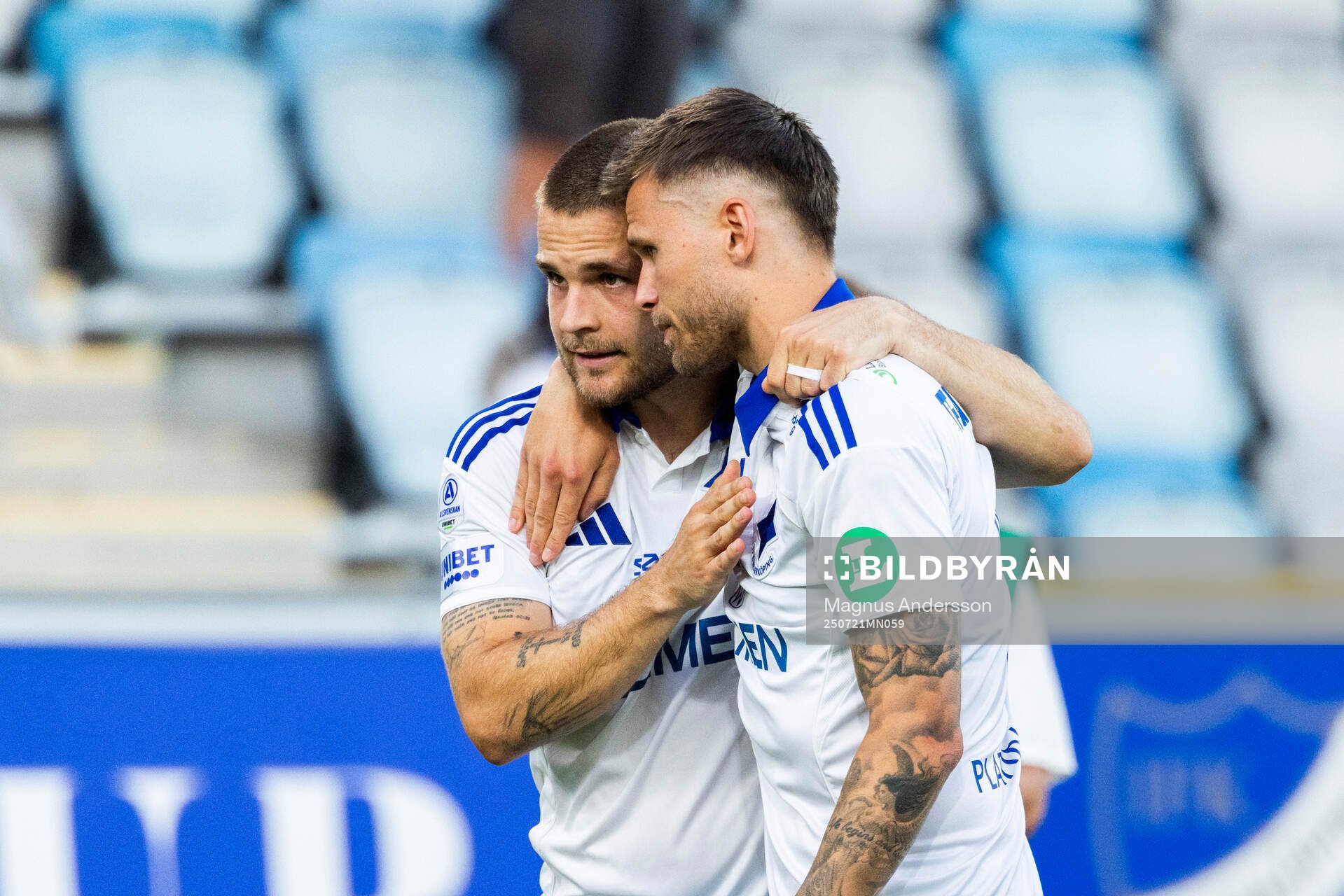 IFK Norrköpings Amadeus Sögaard och Arnor Traustason