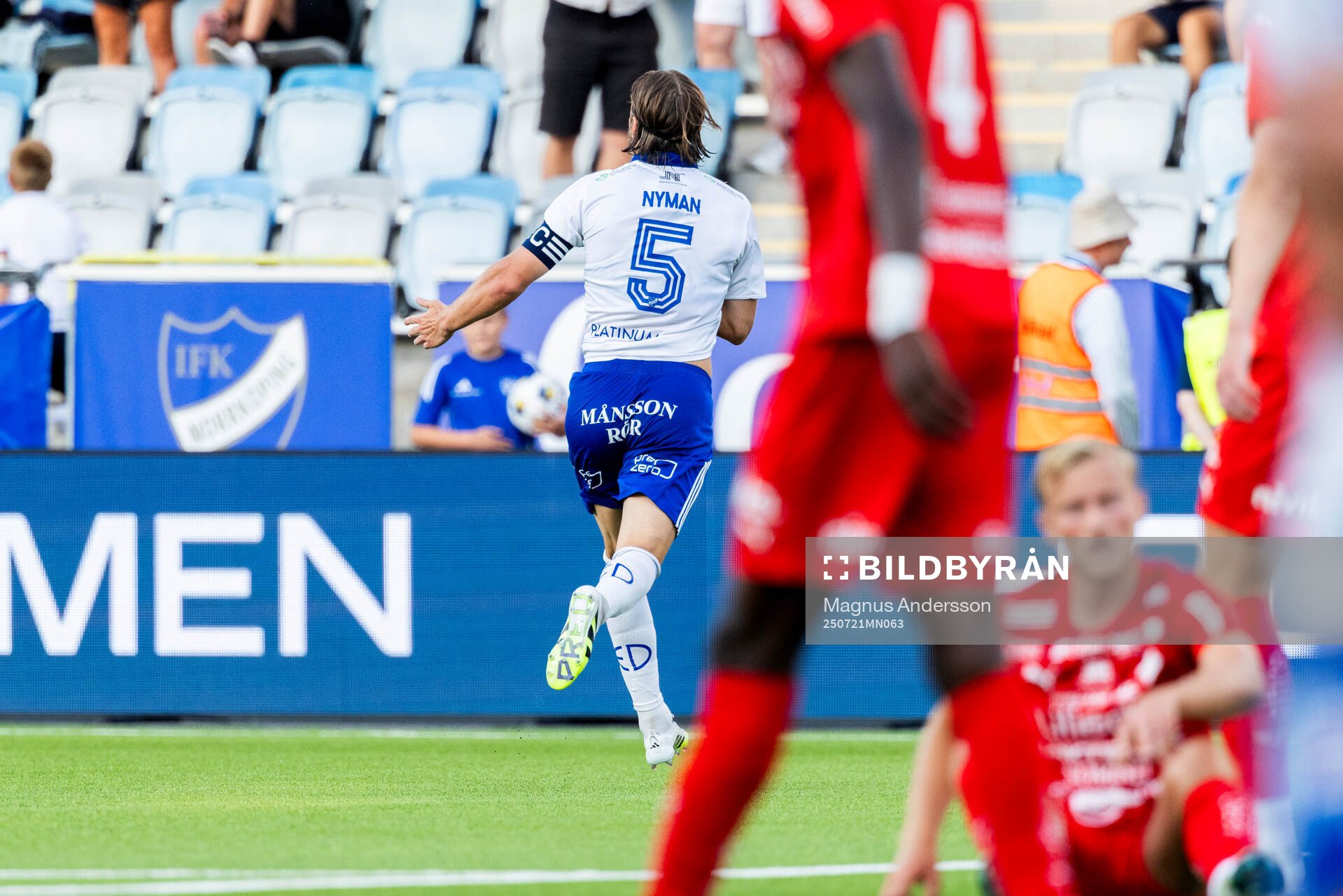 IFK Norrköpings Christoffer Nyman jublar