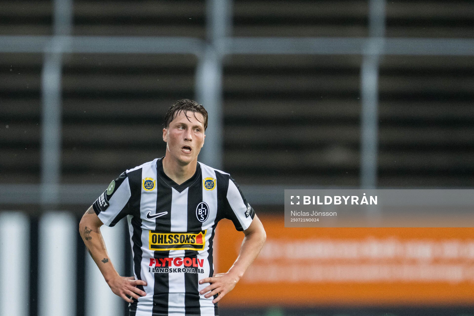 Landskronas Kevin Jensen deppar