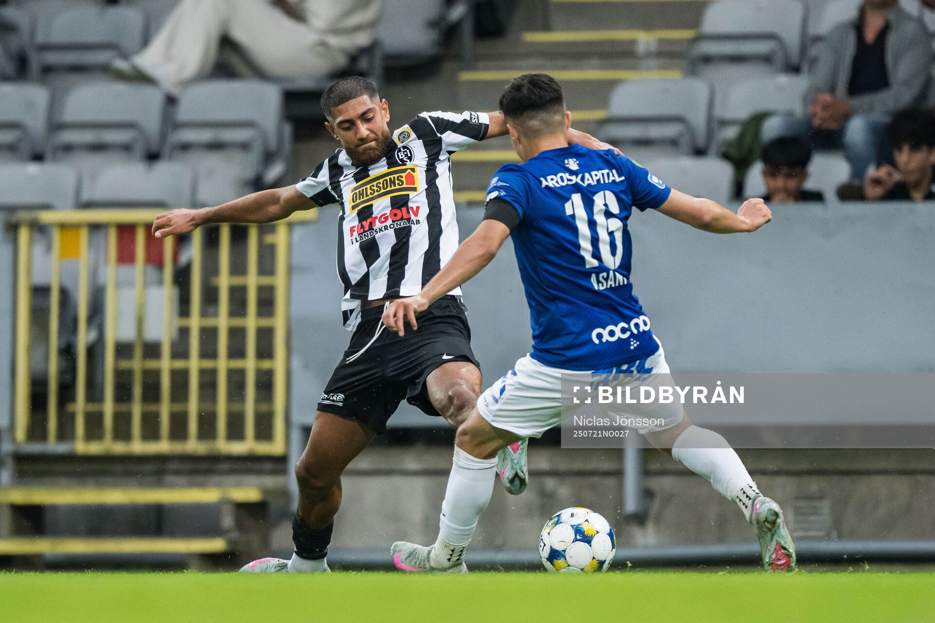 Landskronas Rassa Rahmani och Trelleborgs Ammar Asani