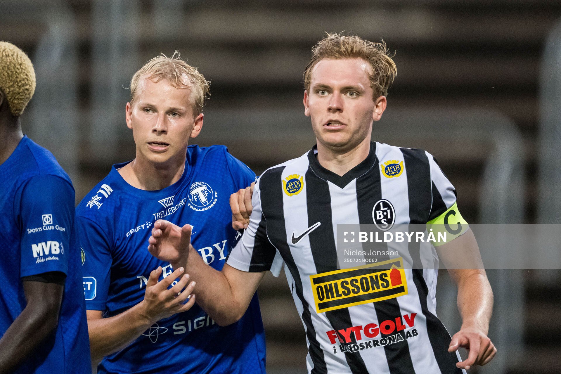Trelleborgs Jakob Andersson och Landskronas Melker Jonsson