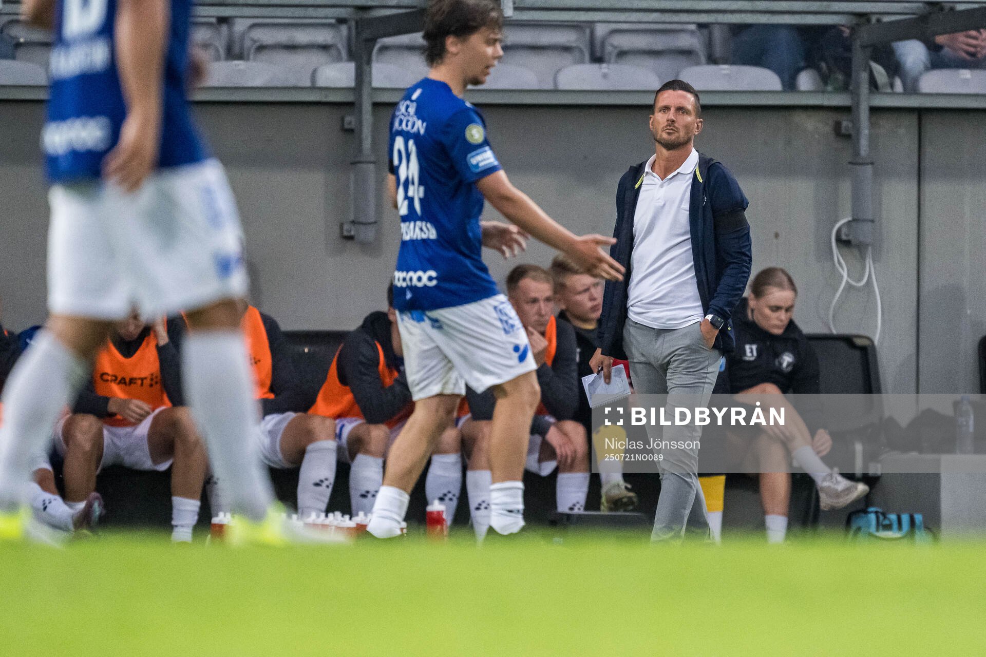 Trelleborgs tränare Kristian Haynes
