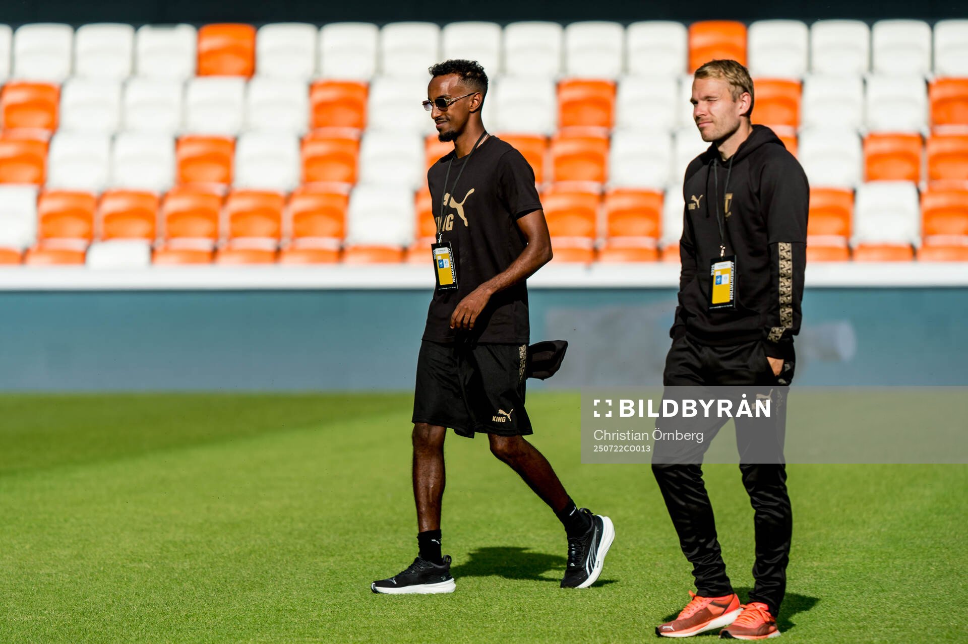 Taha Ali and Oscar Lewicki of Malmö FF