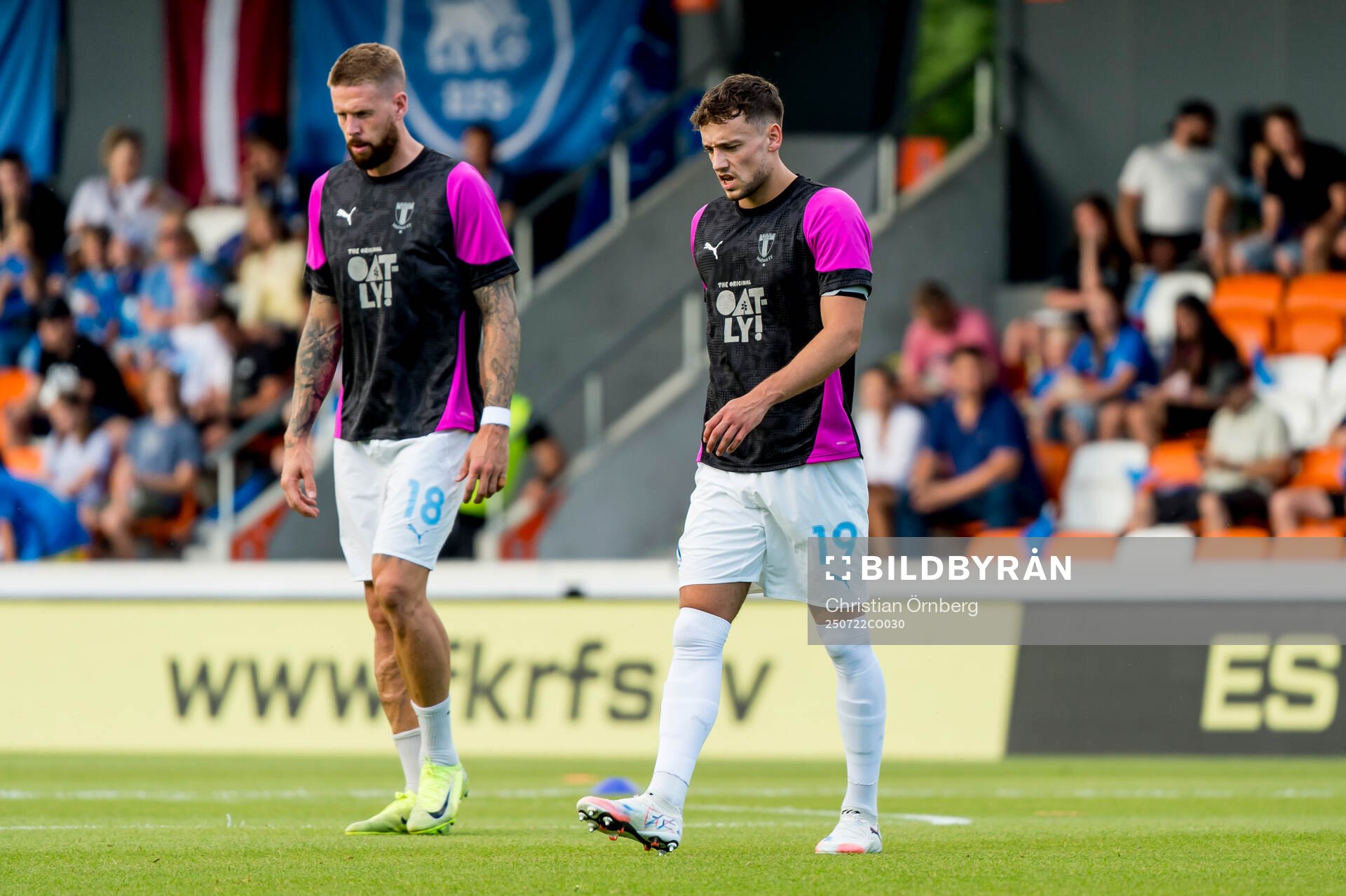 Pontus Jansson and Colin Rösler of Malmö FF